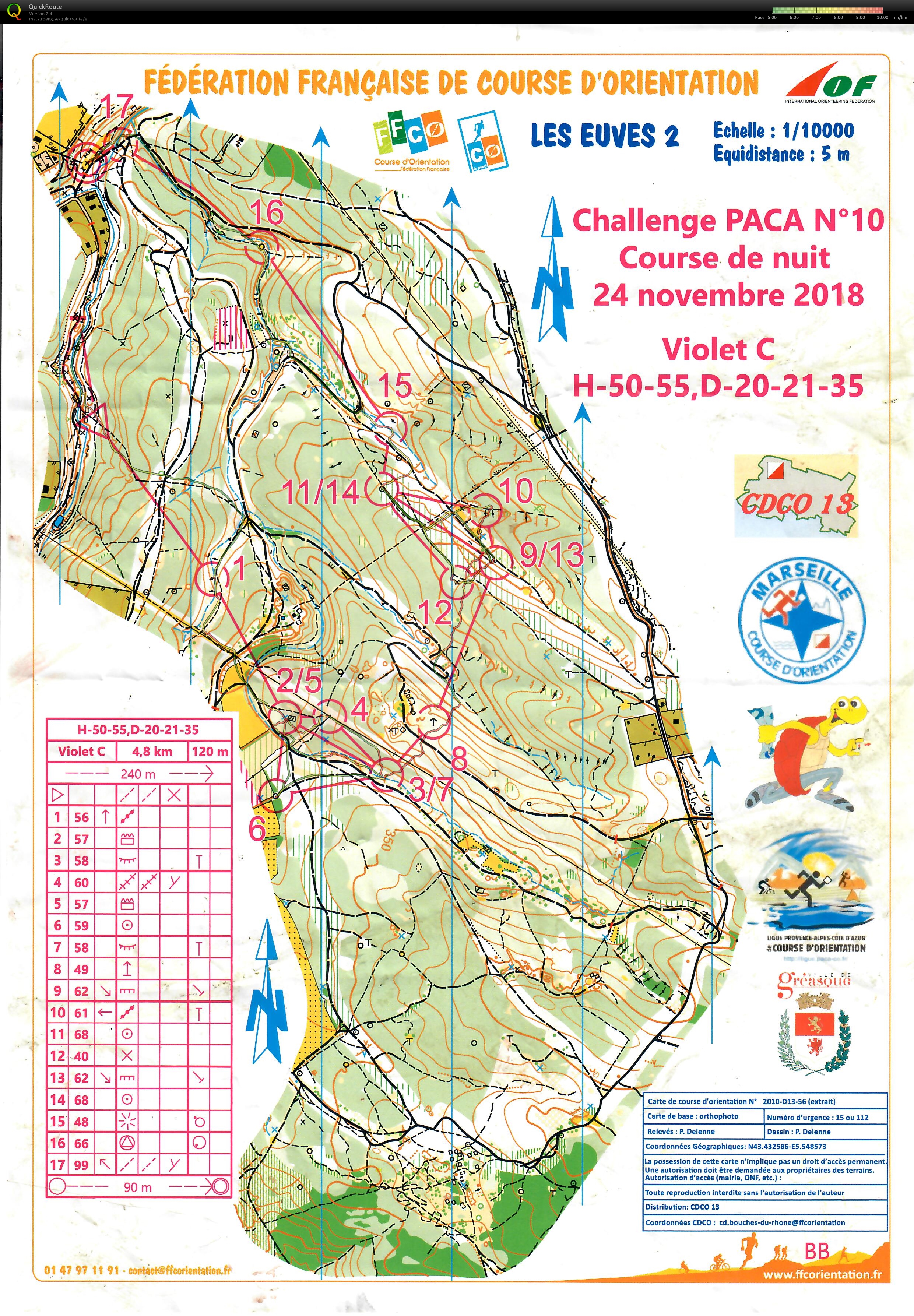 Challenge Paca -  Night - Mass start - Greasque - H55 (2018-11-24)