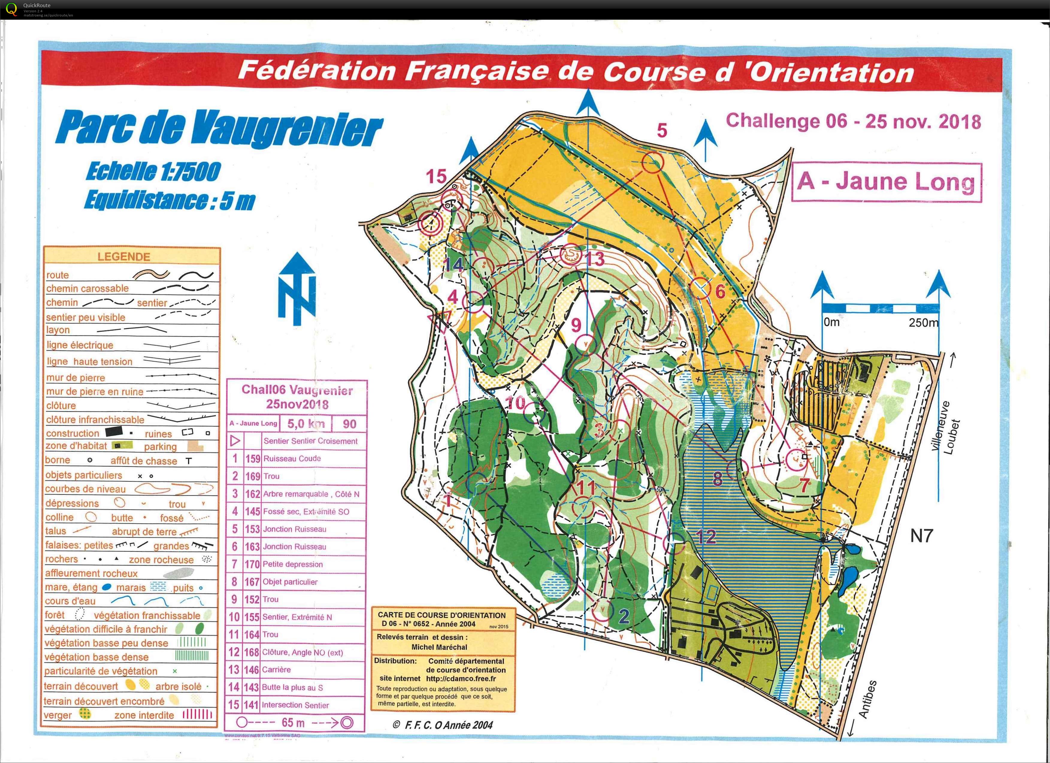 Challenge 06 à Vaugrenier (25.11.2018)