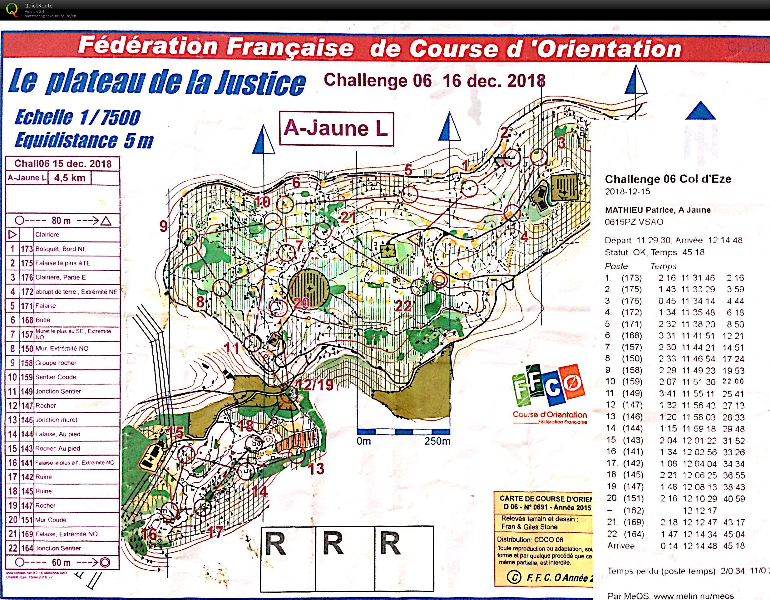 Challenge 06 -  Le plateau de la justice (15.12.2018)