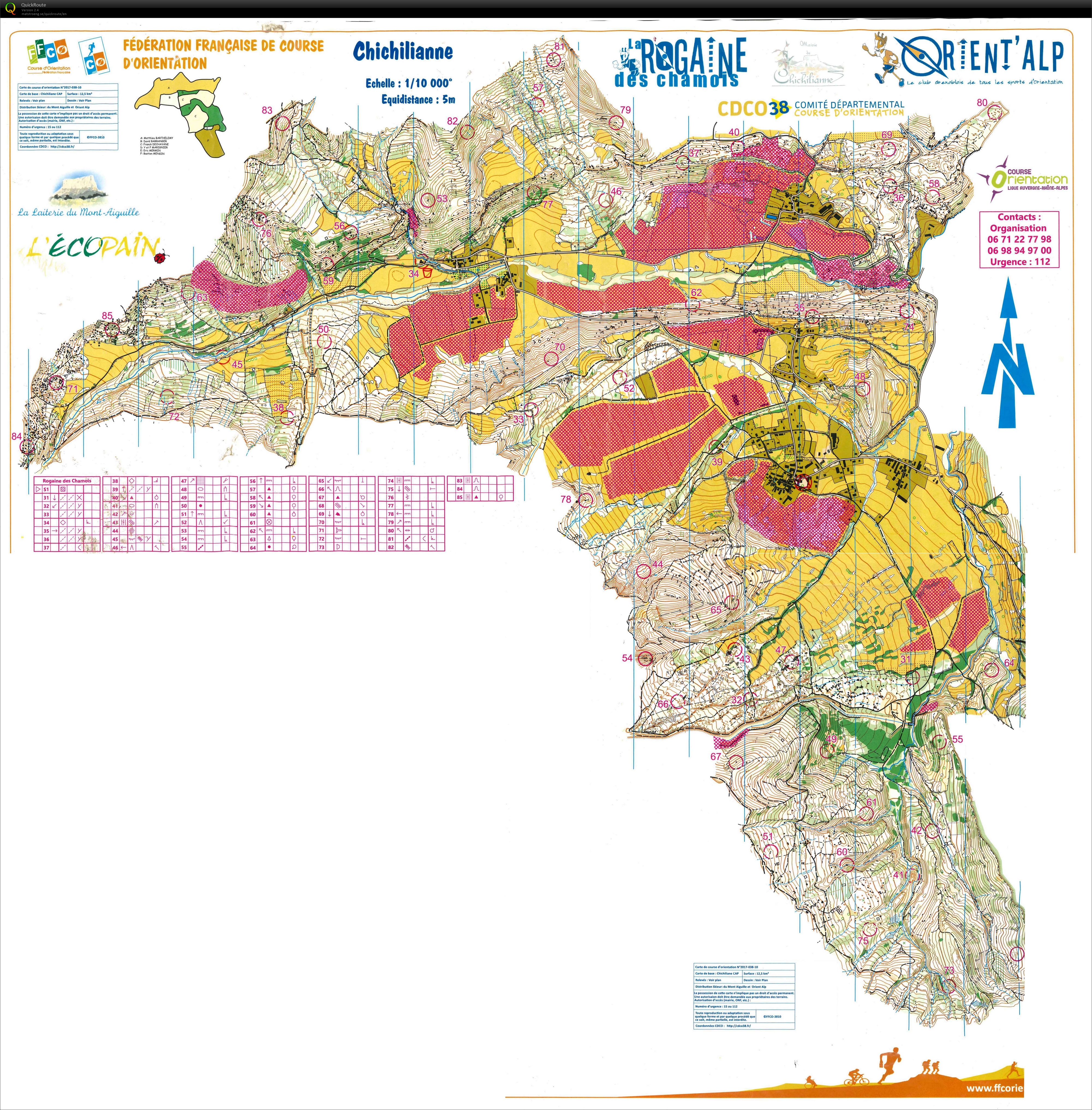 Rogaine des Chamois (2019-03-23)