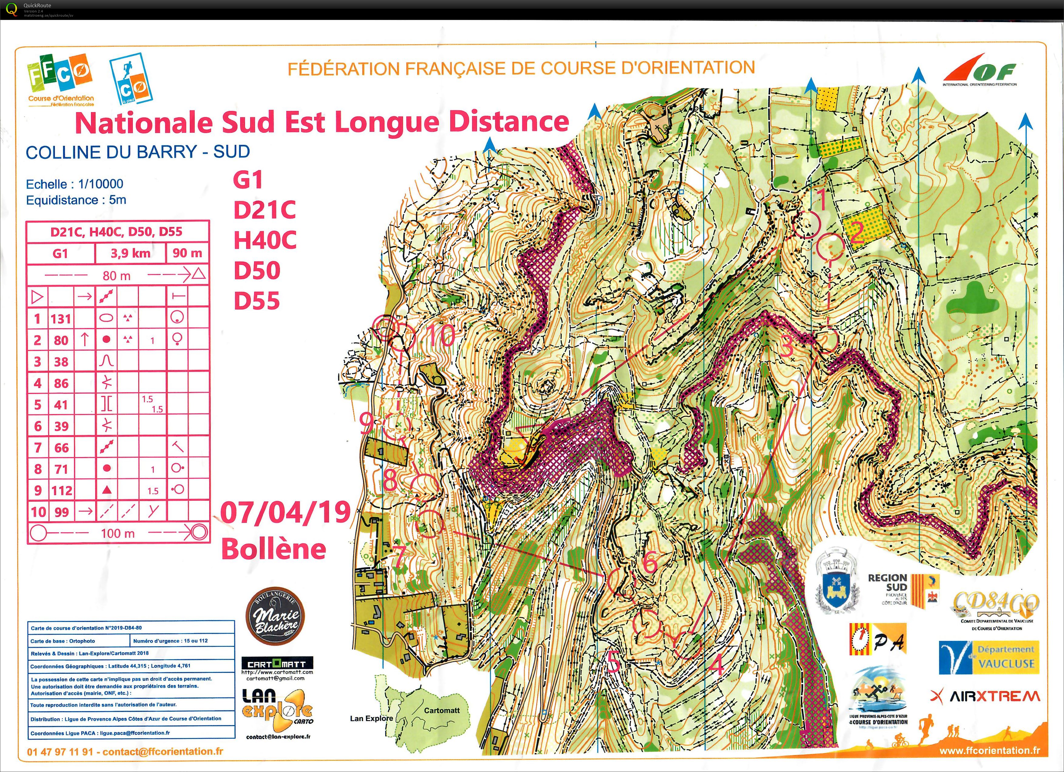 Nationale Sud-Est - Bollène (2019-04-07)