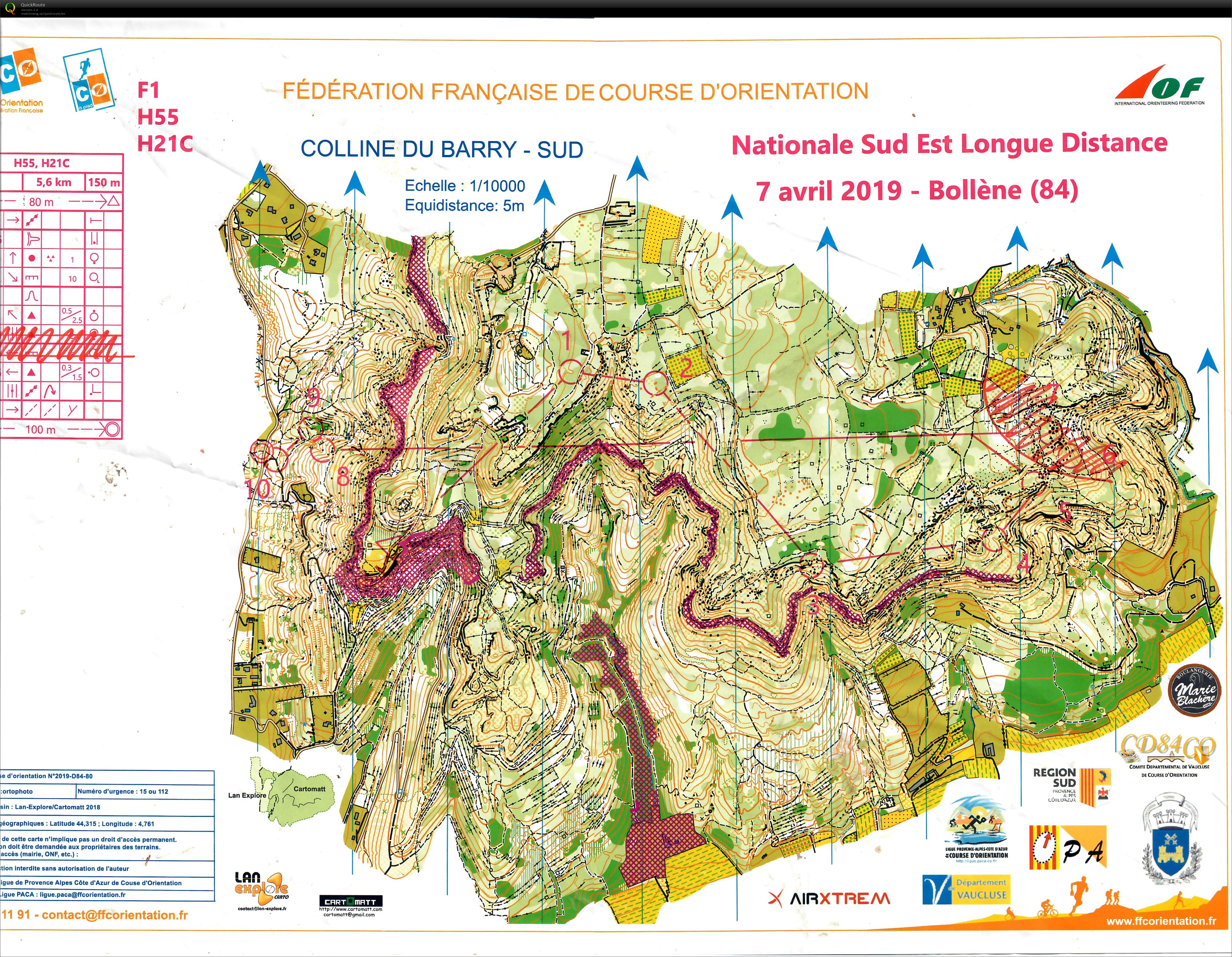 Nationale Sud-Est LD M55  (07/04/2019)