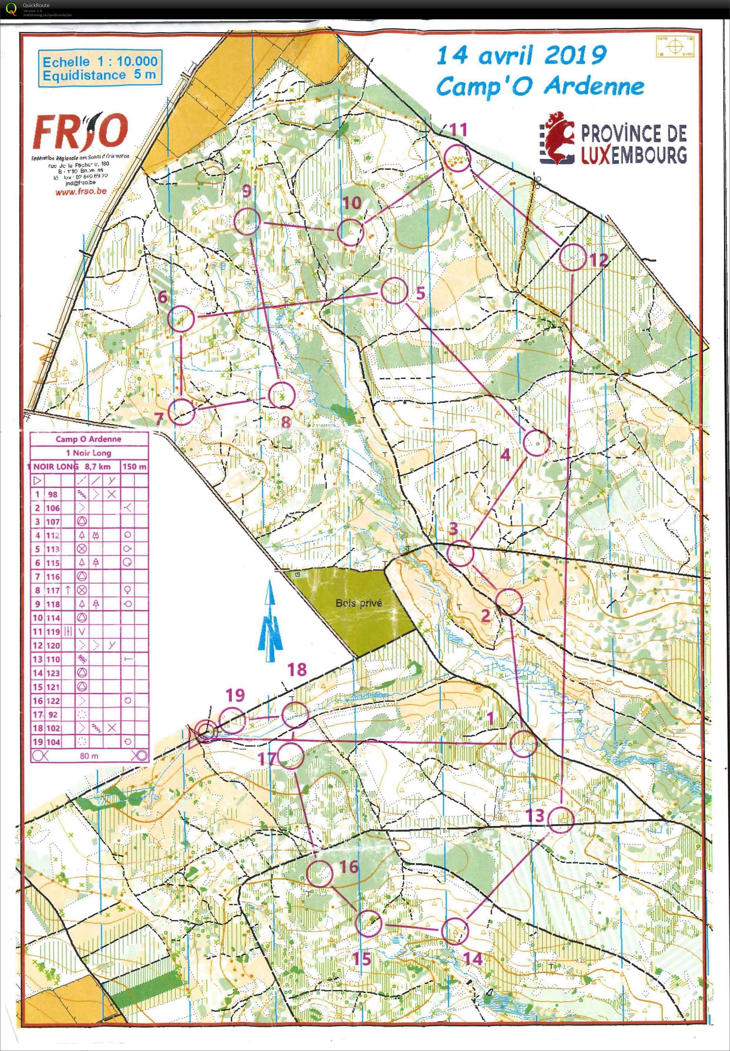 Camp O Ardenne - Rossart - Jour 3 (14/04/2019)