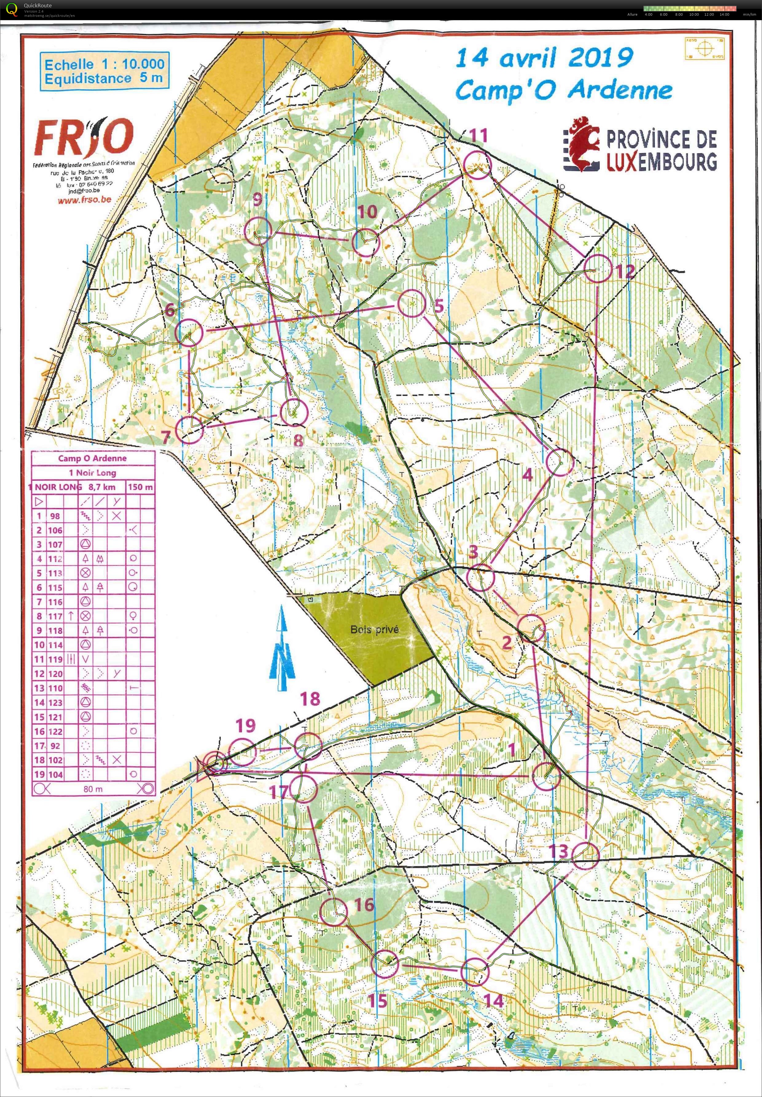 Camp O Ardenne - Rossart - Jour 3 (14-04-2019)