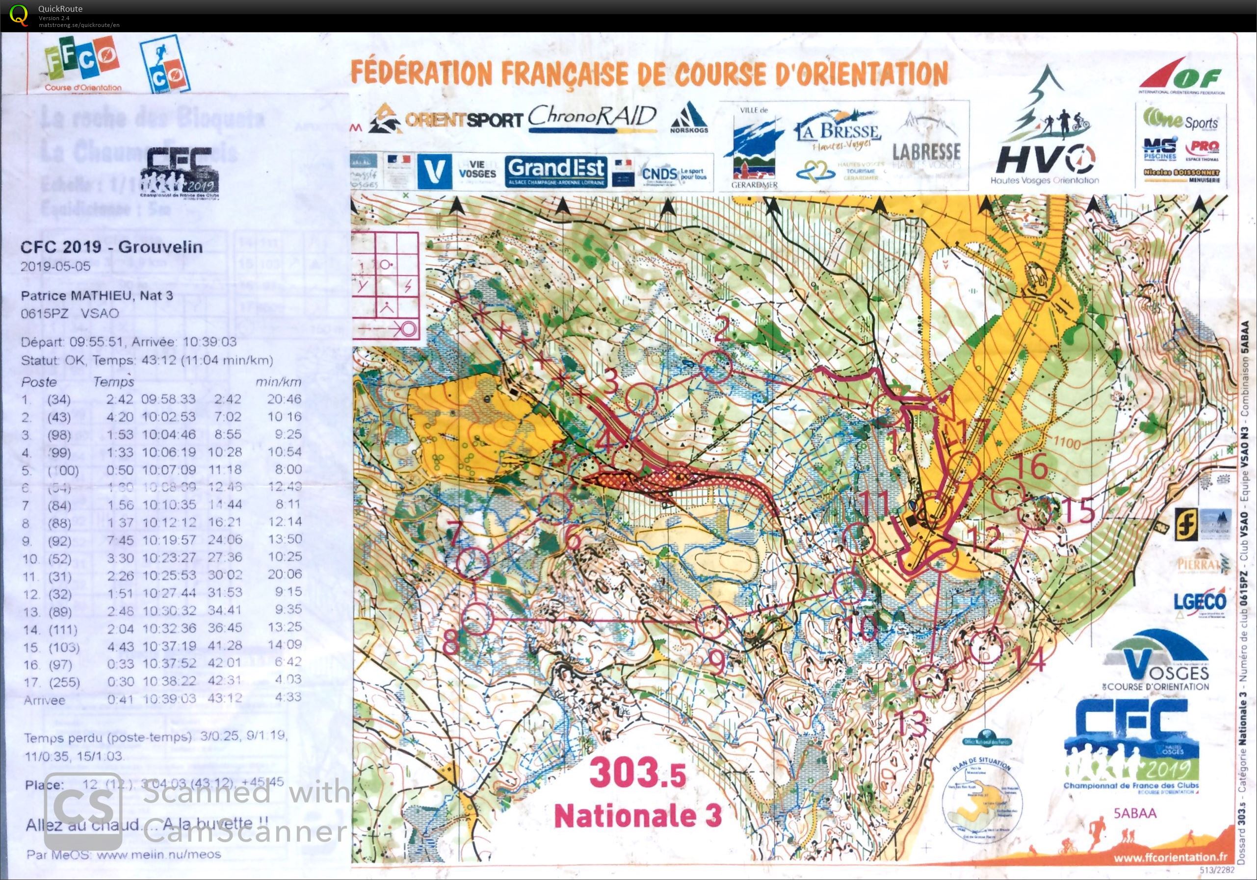 CFC 2019 Nationale 3 Relais 5 (05.05.2019)