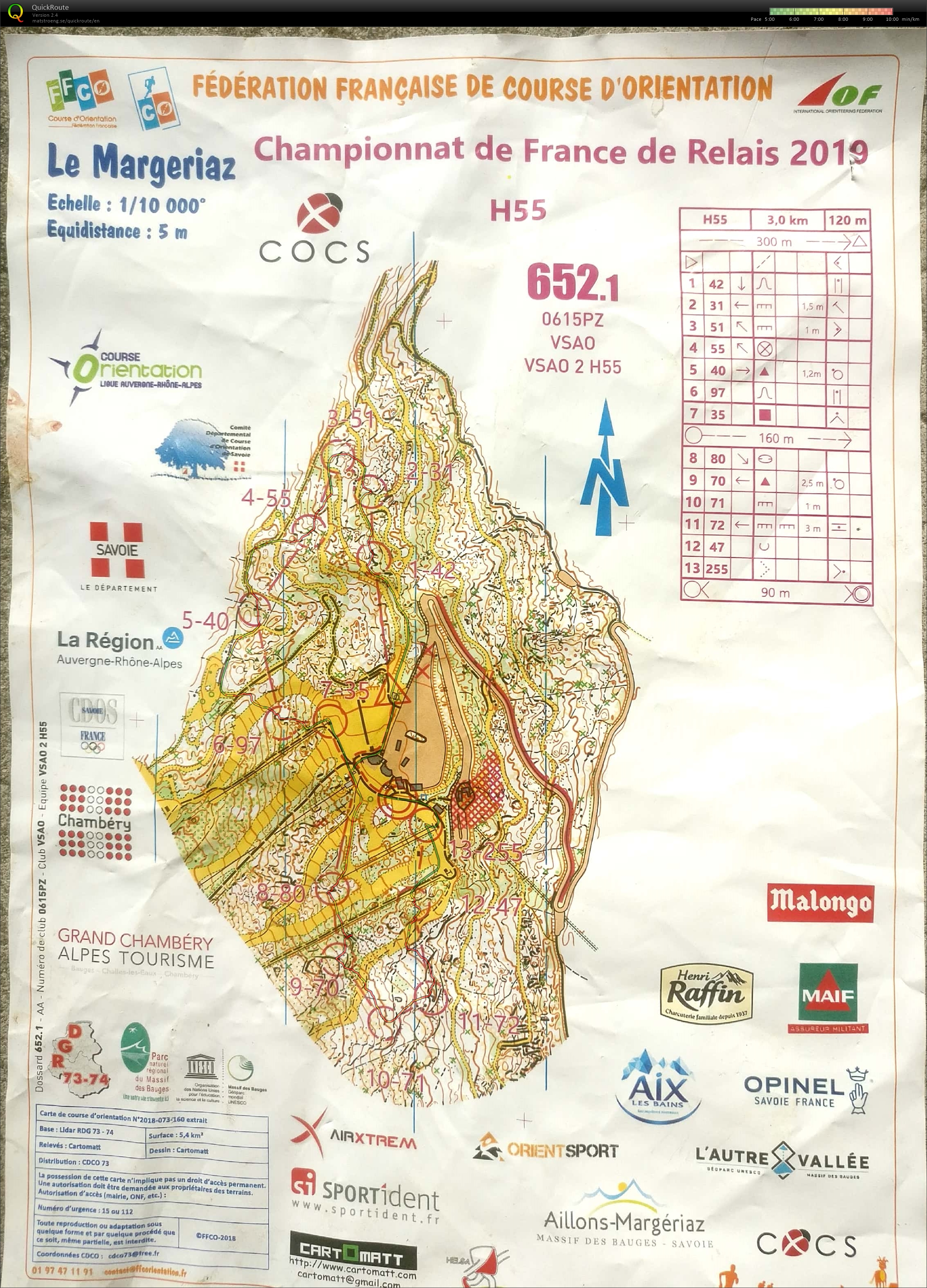 Championnat de France de Relais - M55 - leg 1 (01-06-2019)