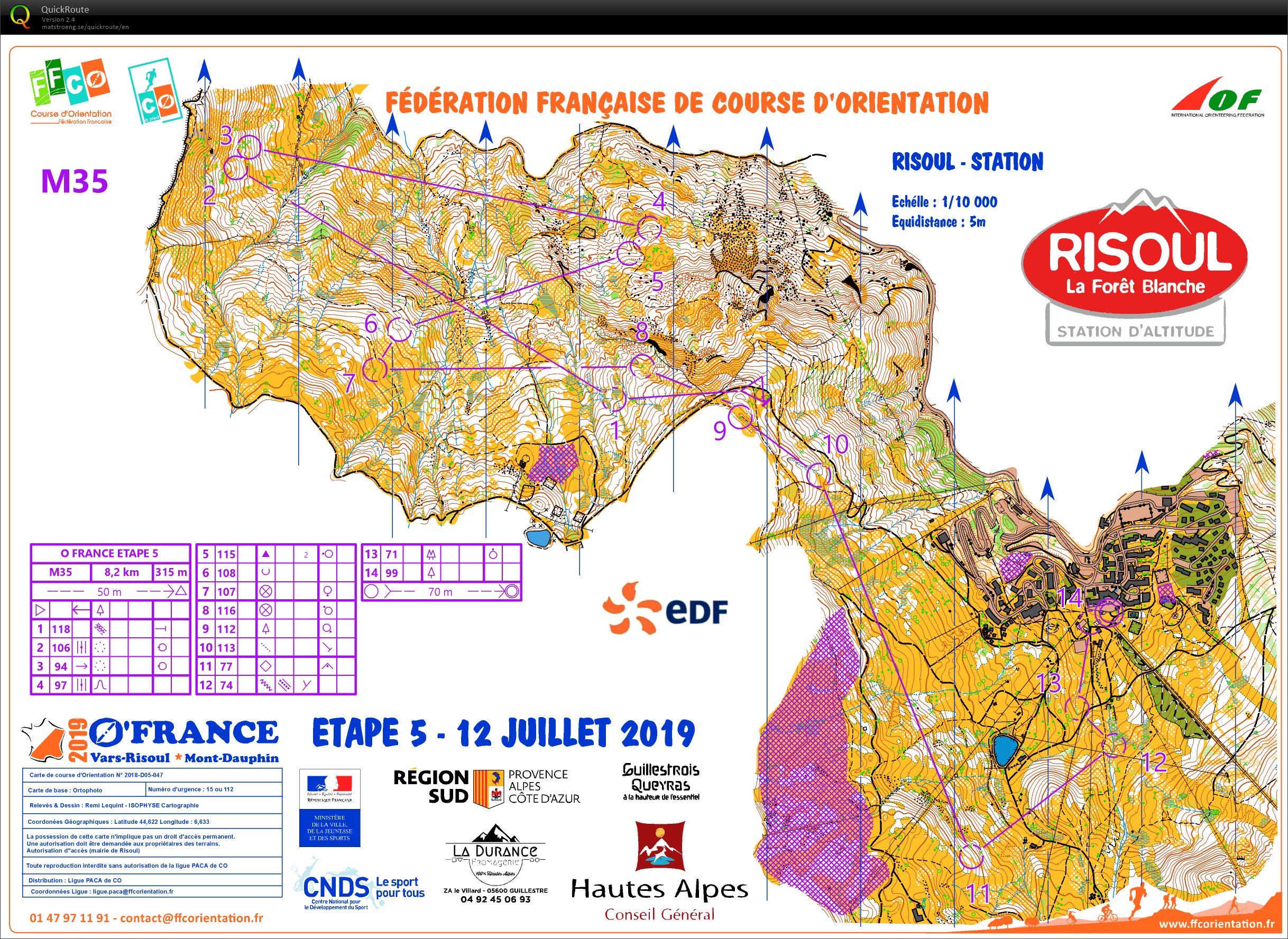 O'France, étape 5, LD Risoul (12/07/2019)