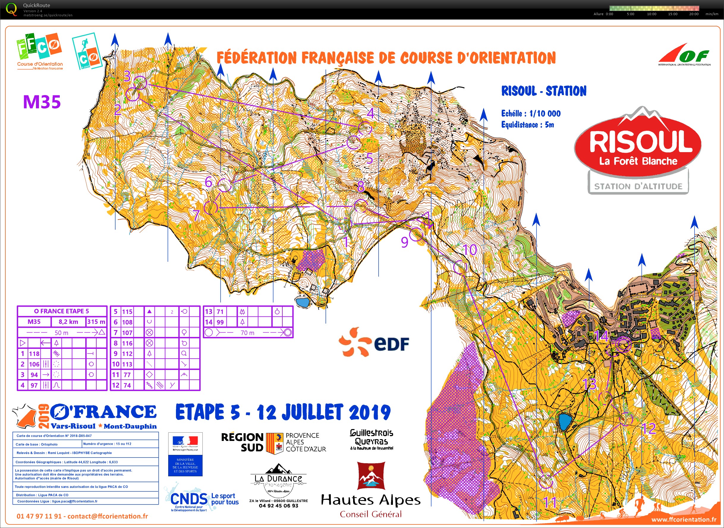 O'France, étape 5, LD Risoul (12/07/2019)