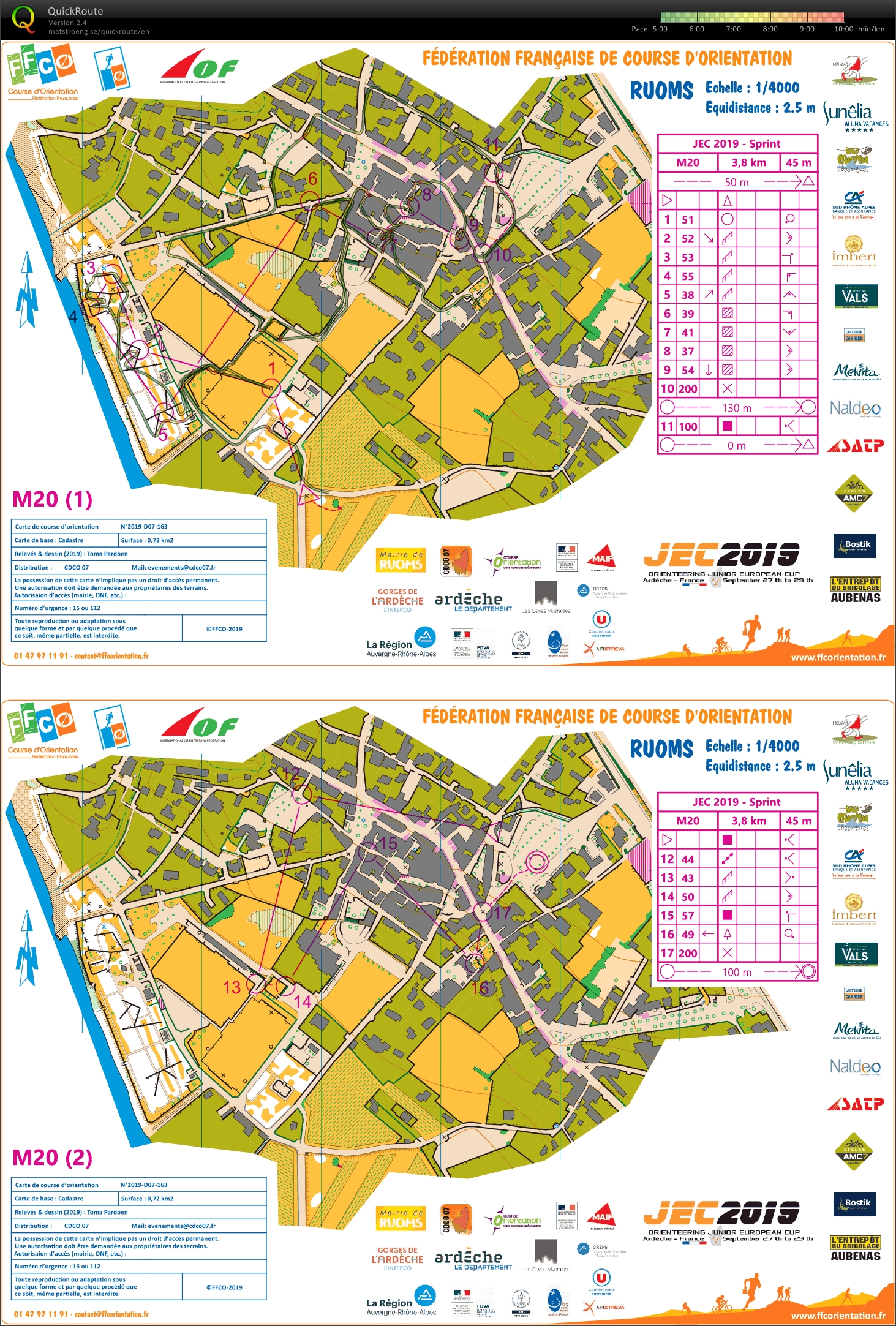 JEC Sprint Open M20 (27.09.2019)