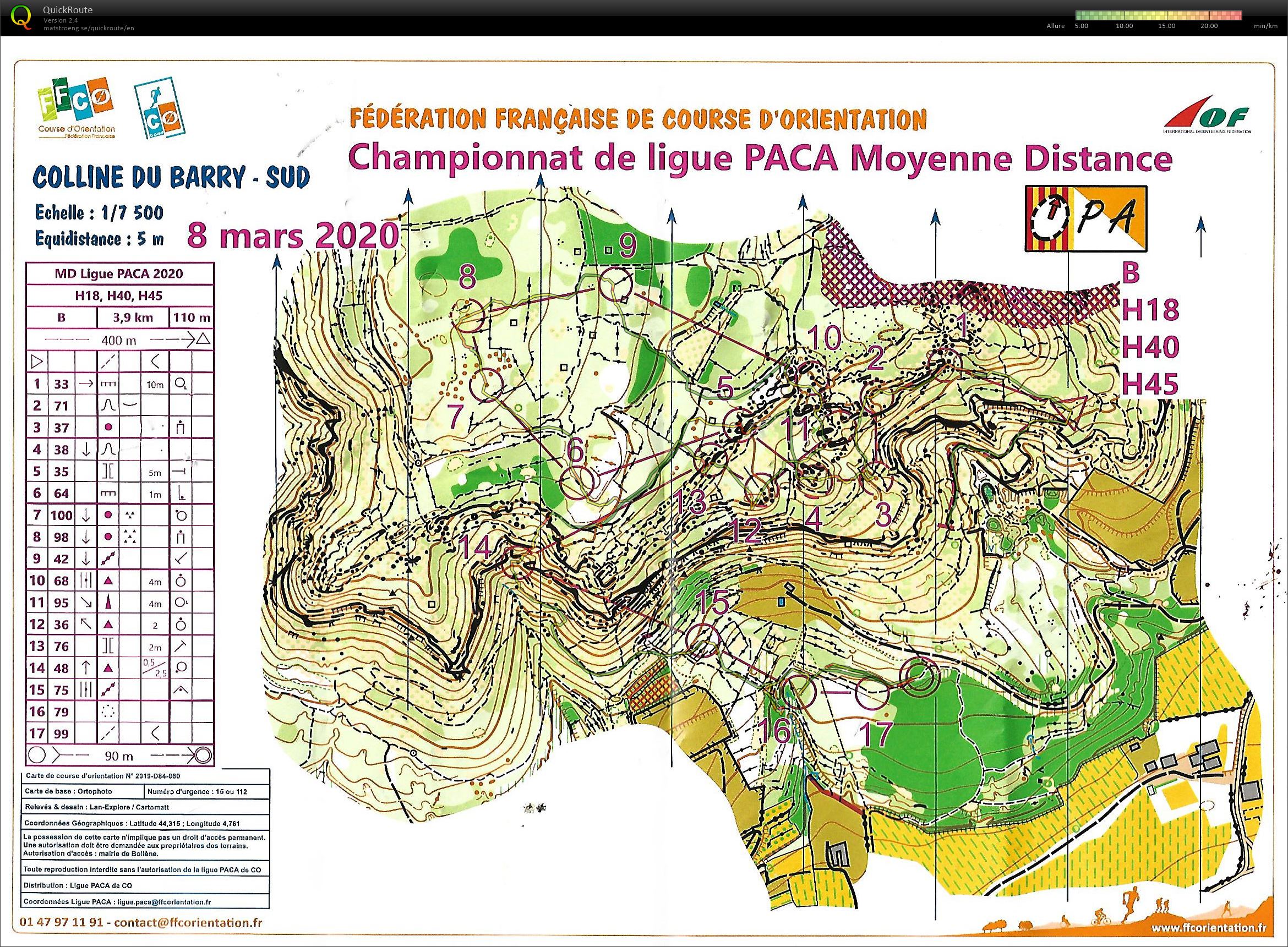 Colline du barry sud (08.03.2020)