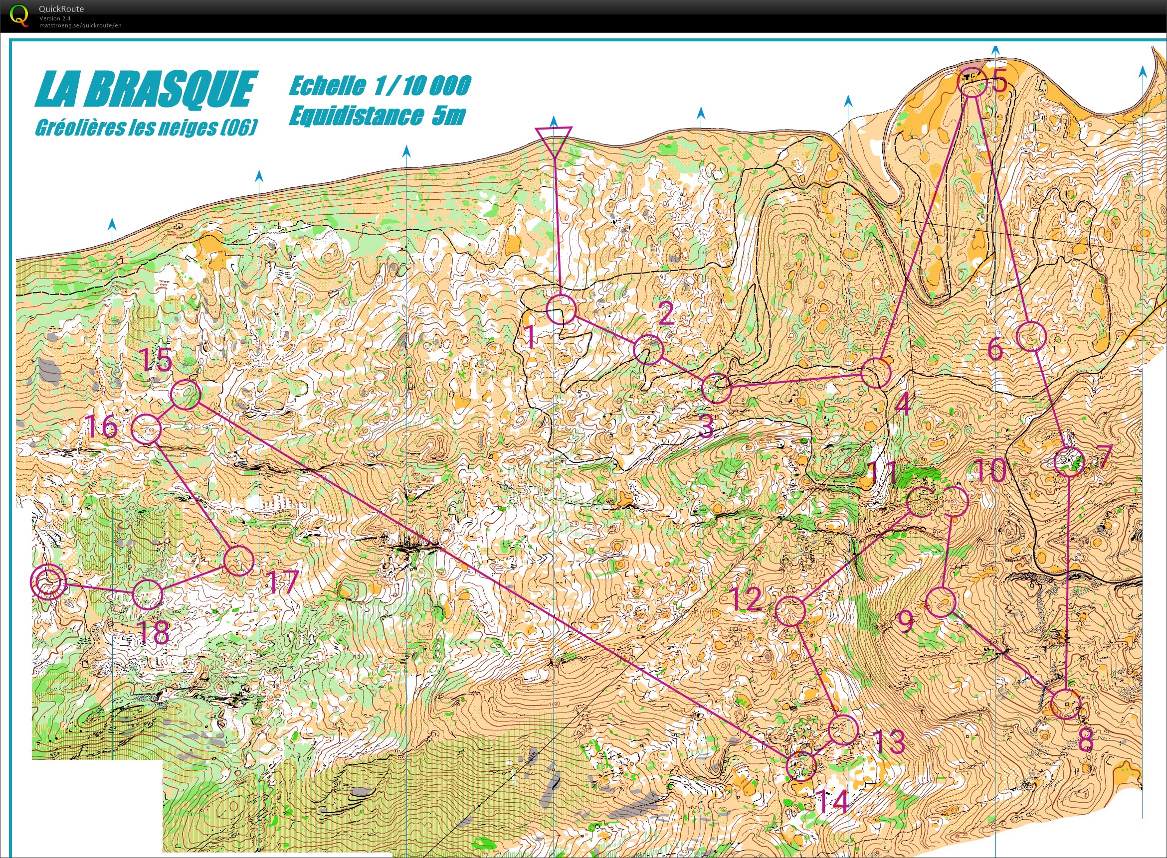 Raid orientation à Gréolières (20-10-2020)