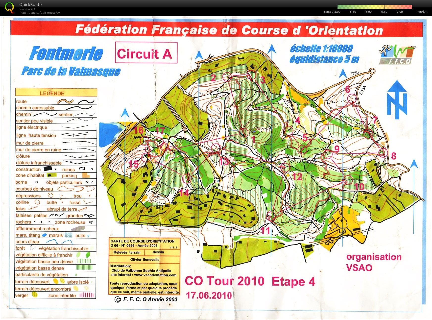 COTour training (was away Thursday) (2010-06-19)
