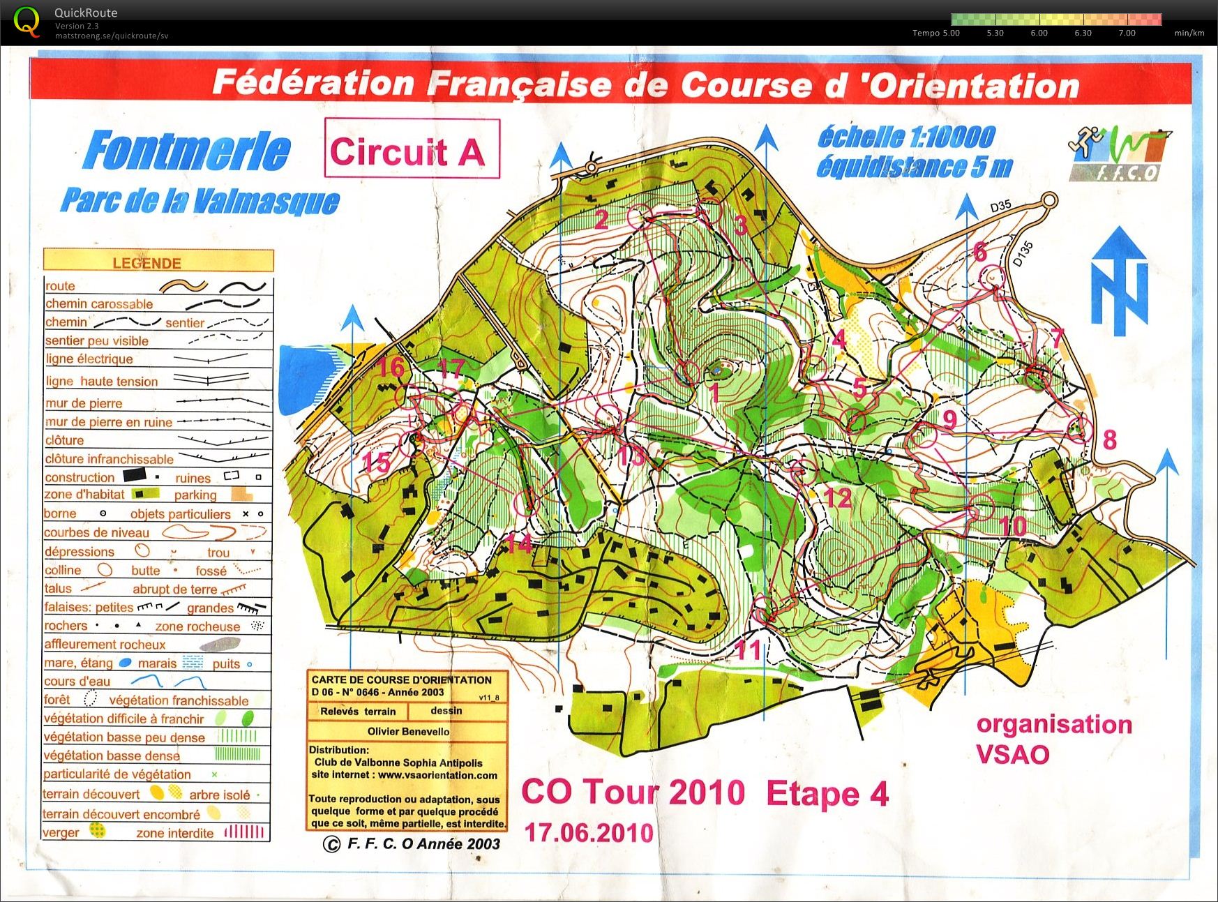 COTour training (was away Thursday) (19-06-2010)