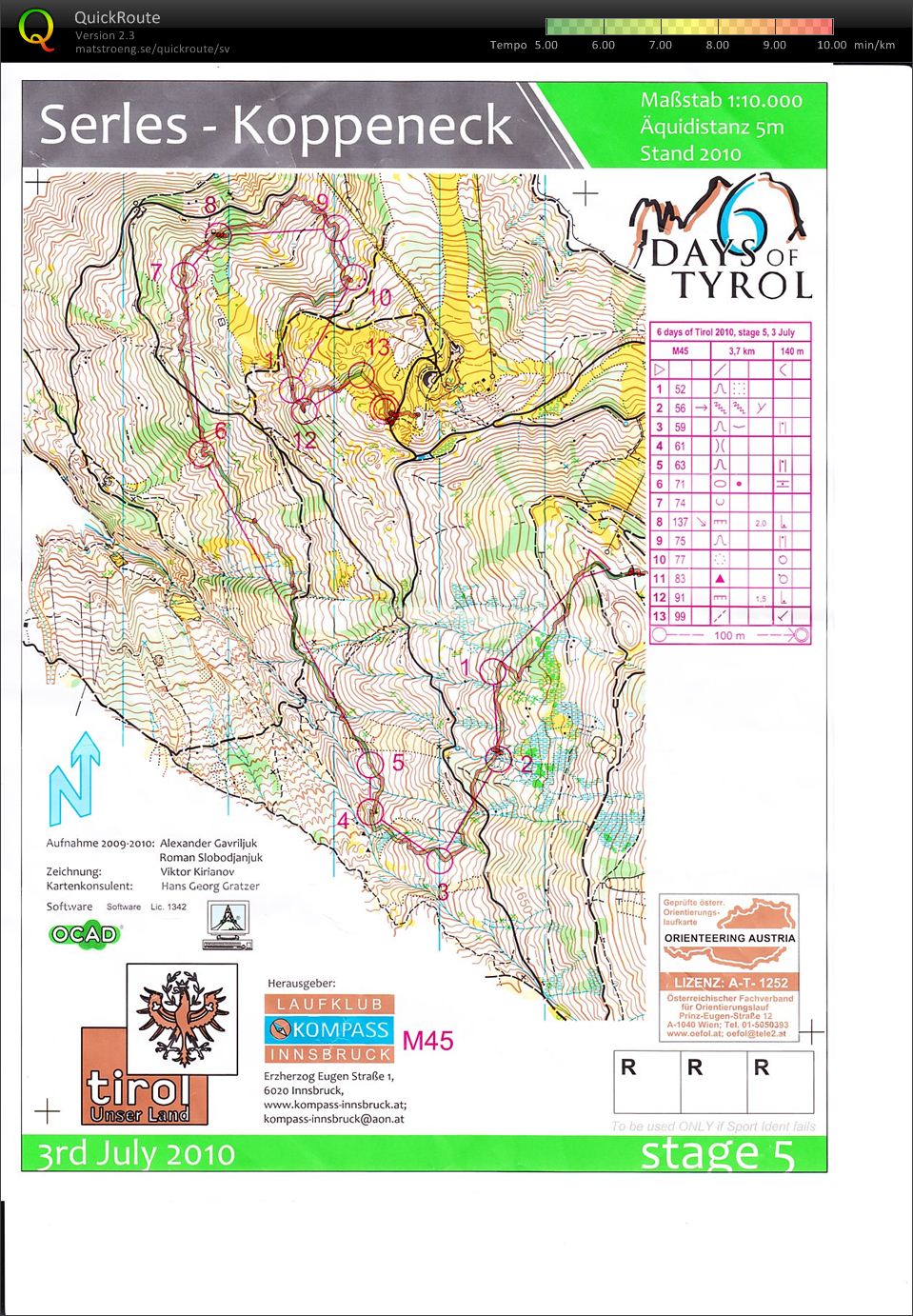 Tyrol Stage 5 - Serles (03.07.2010)