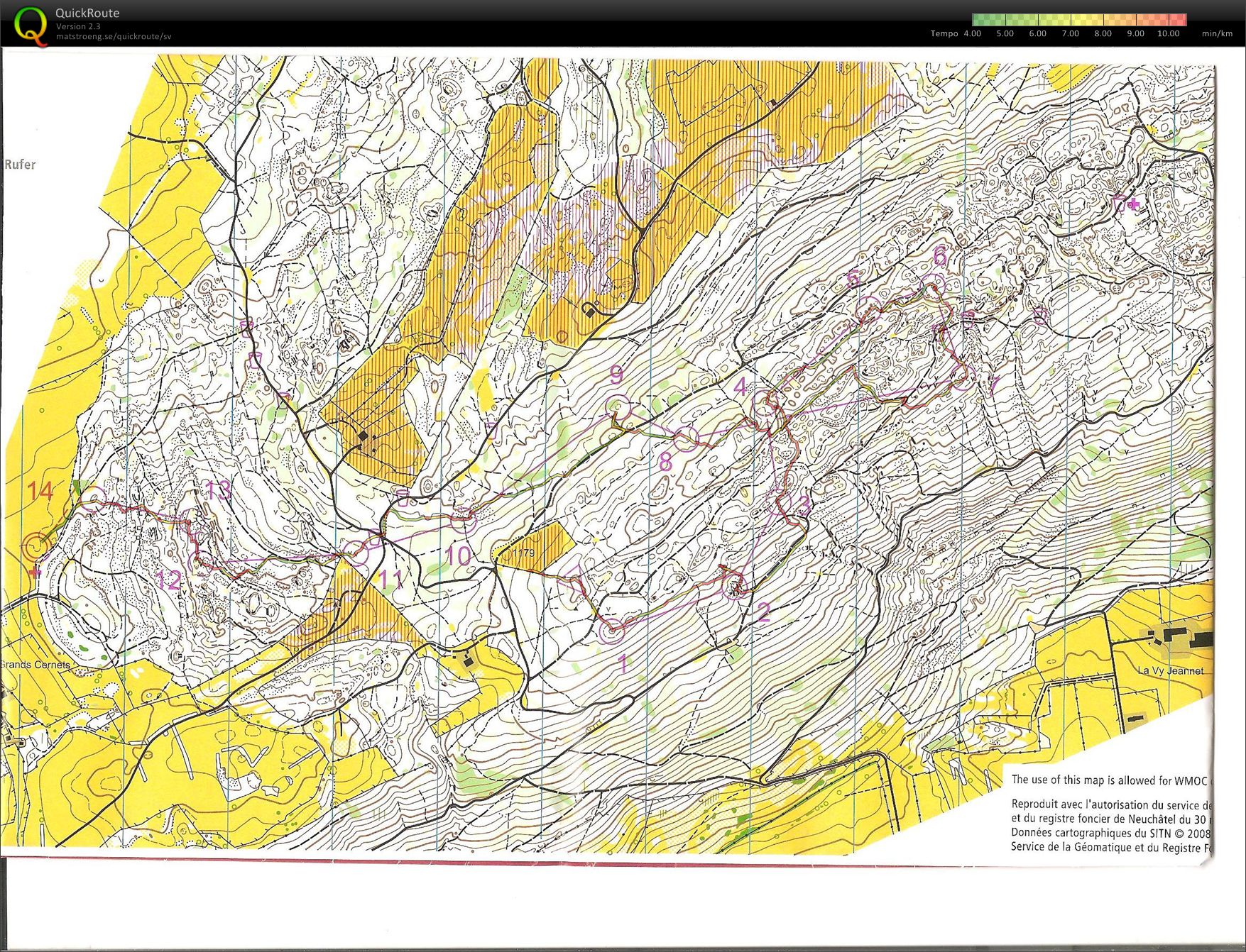 WMOC 2010 Lång Q 2 (04.08.2010)