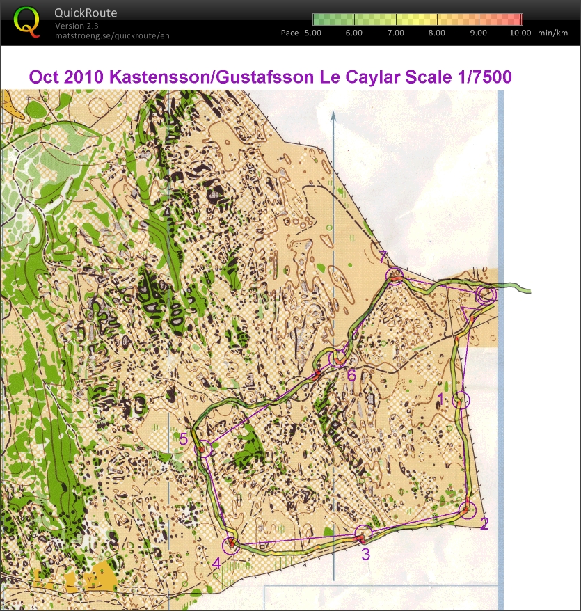 Le Caylar training Kastensson Gustafsson (2010-10-28)