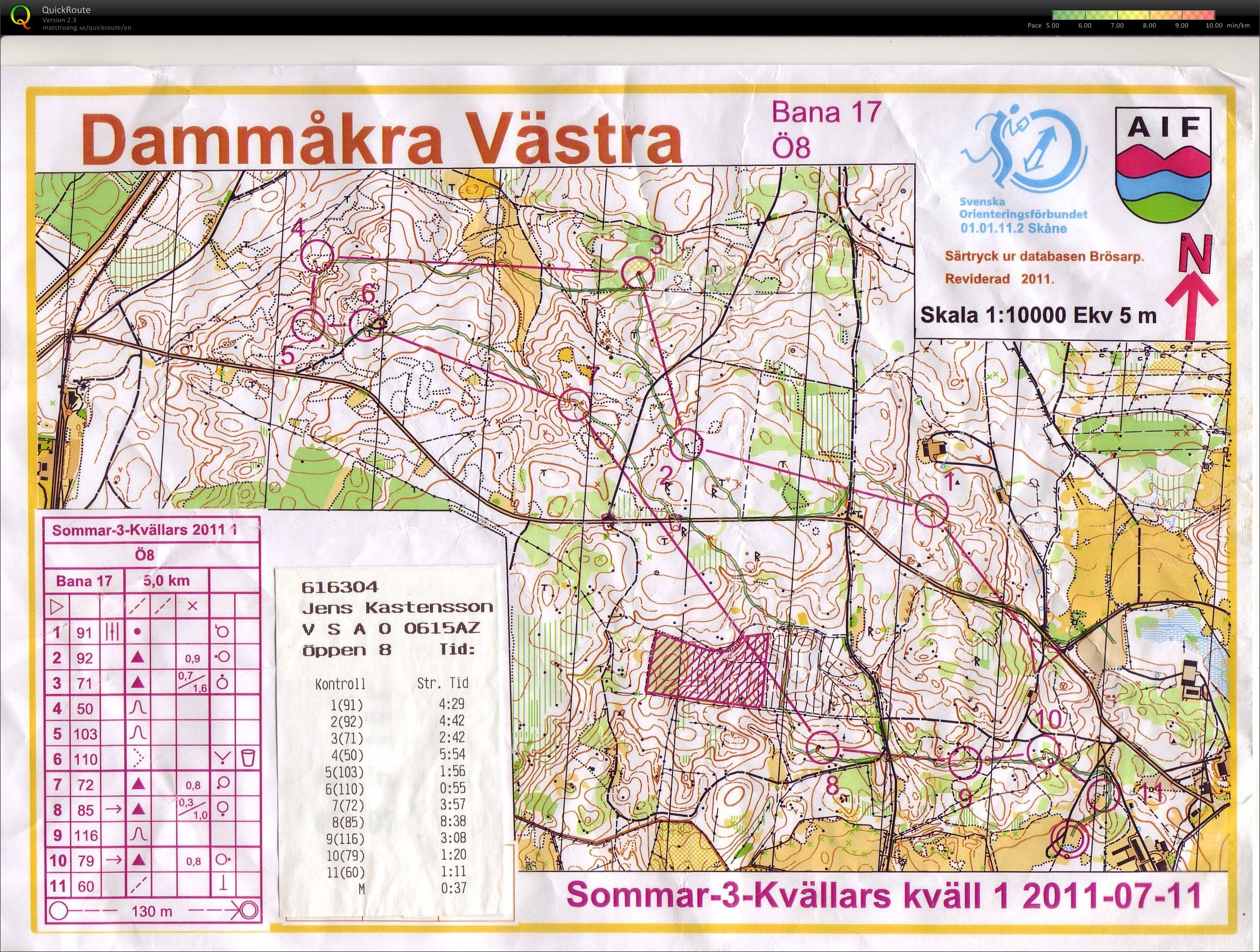 Sommarkvällars E1 (11/07/2011)