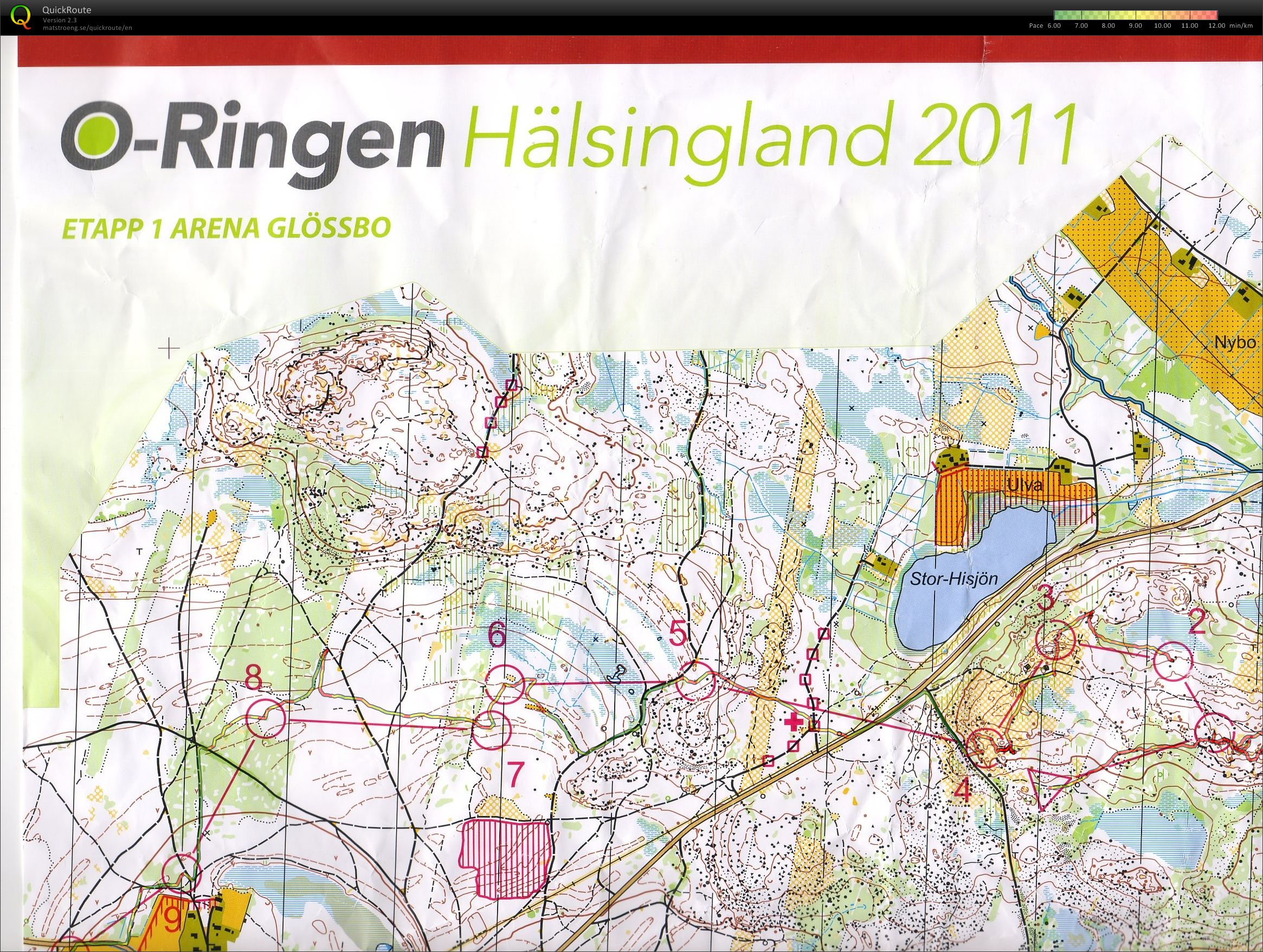 O-ringen 2011 Hälsingland  (24/07/2011)
