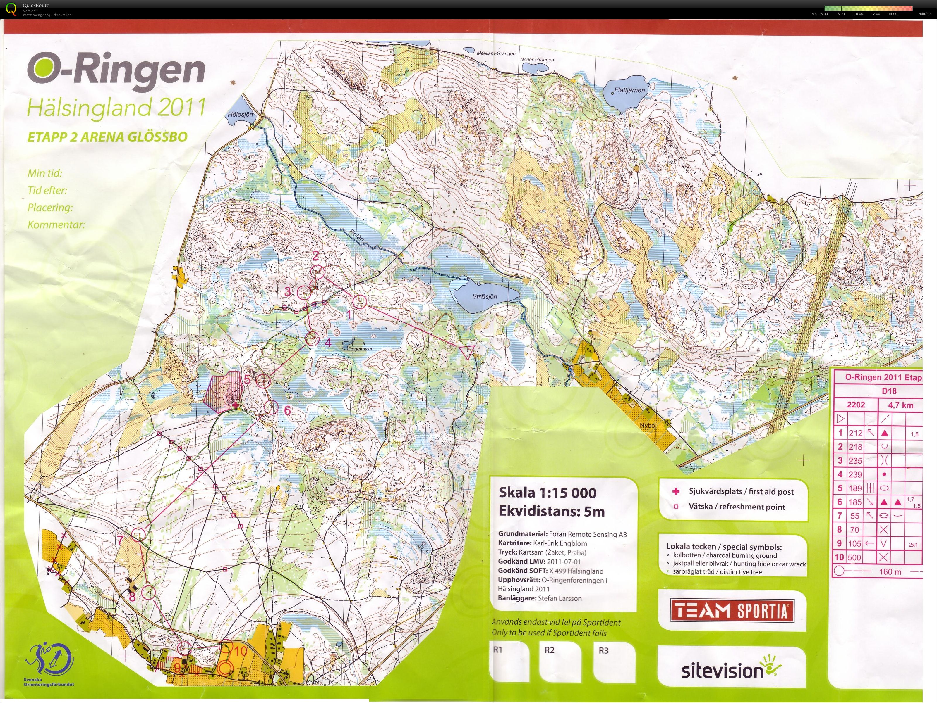 O-Ringen Hälsingland 2011 - E2 (25.07.2011)