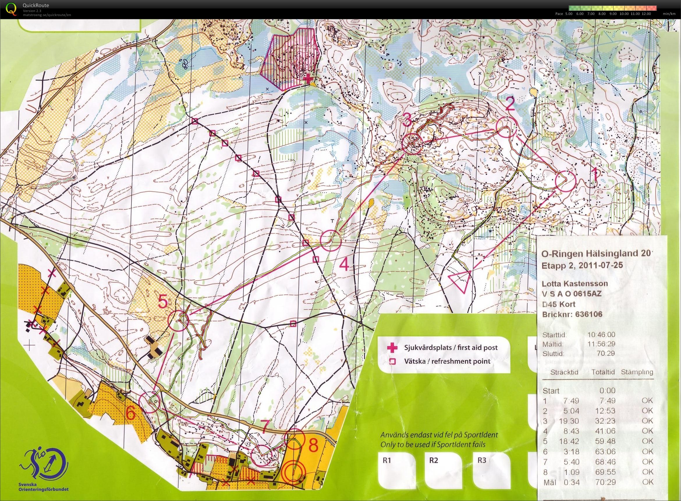 O-ringen 2011 Hälsingland (2011-07-25)