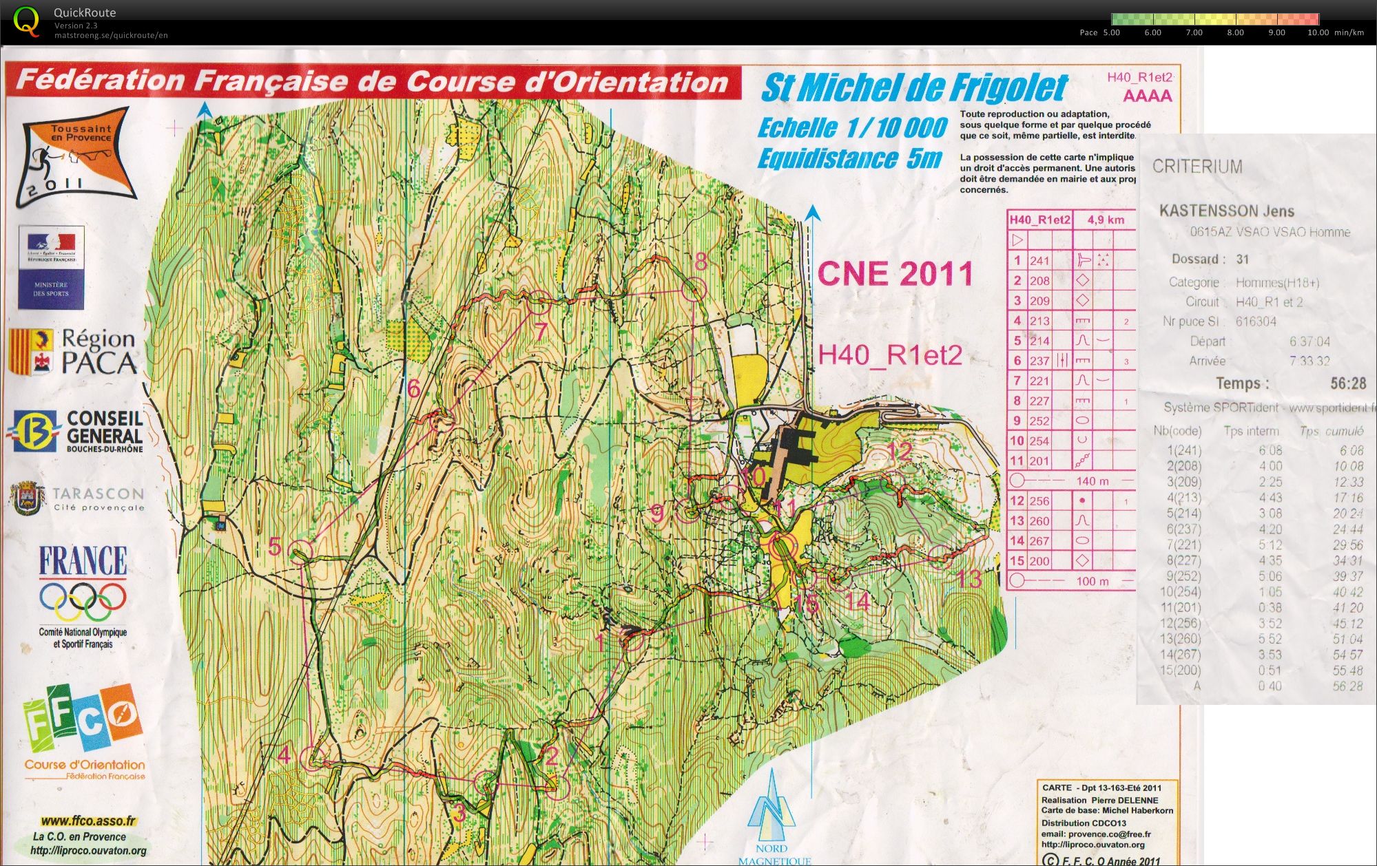 CNE Relay of 7, 2 night, 5 day (30-10-2011)