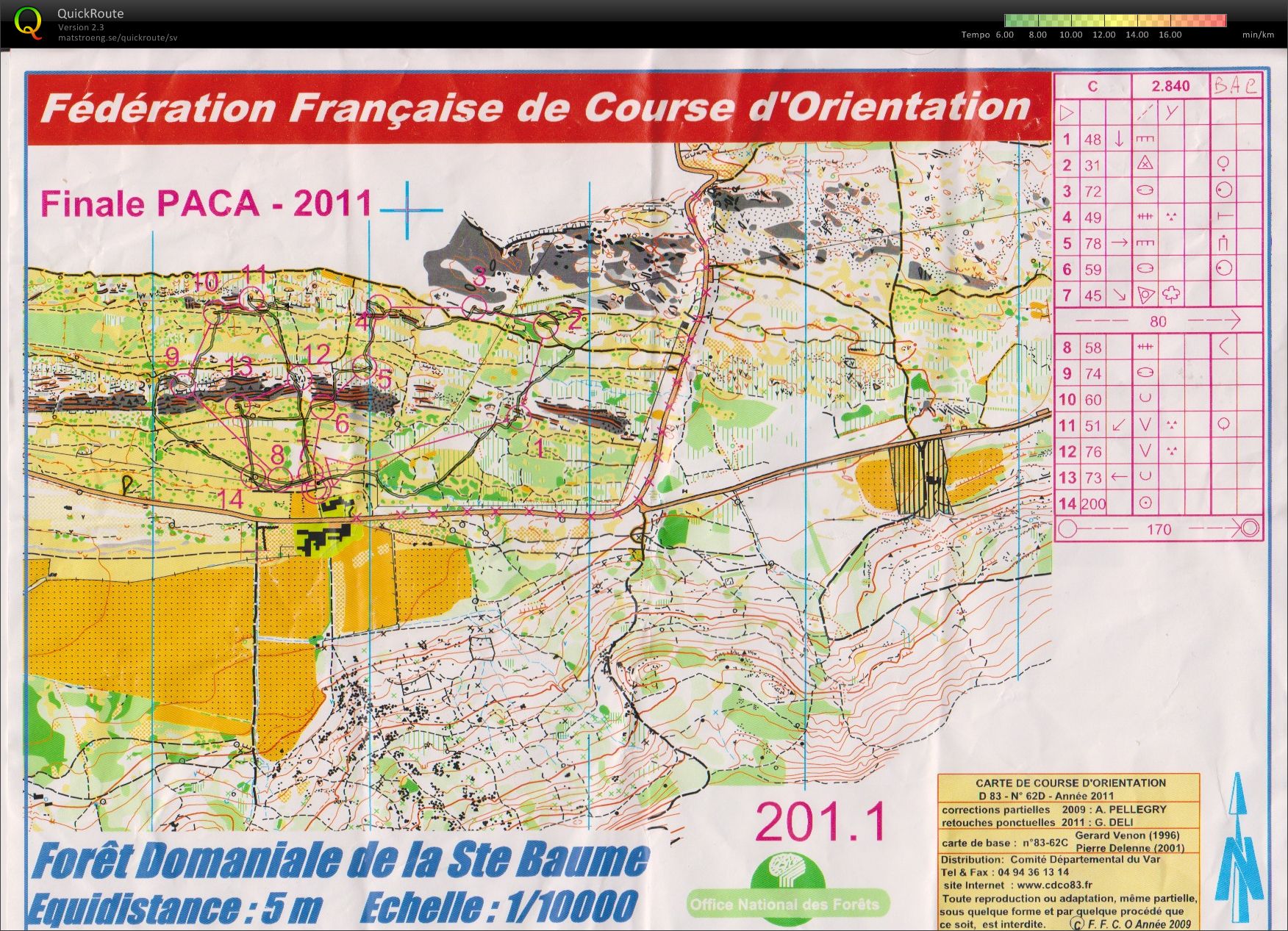 Finale PACA, Relais (20/11/2011)