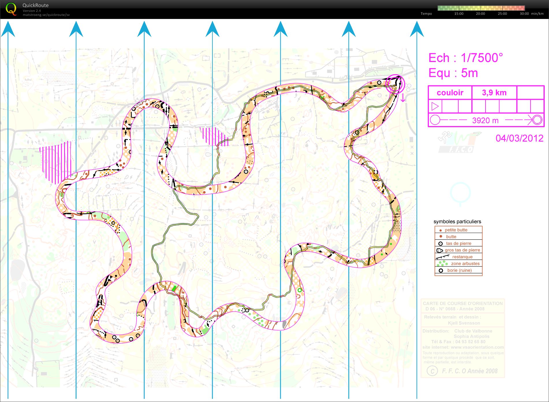 Saint Vallier - Couloir (08-04-2012)