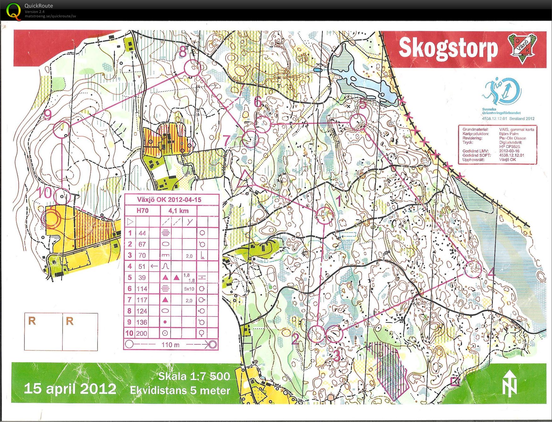 Växjö OK med VTSC (15-04-2012)