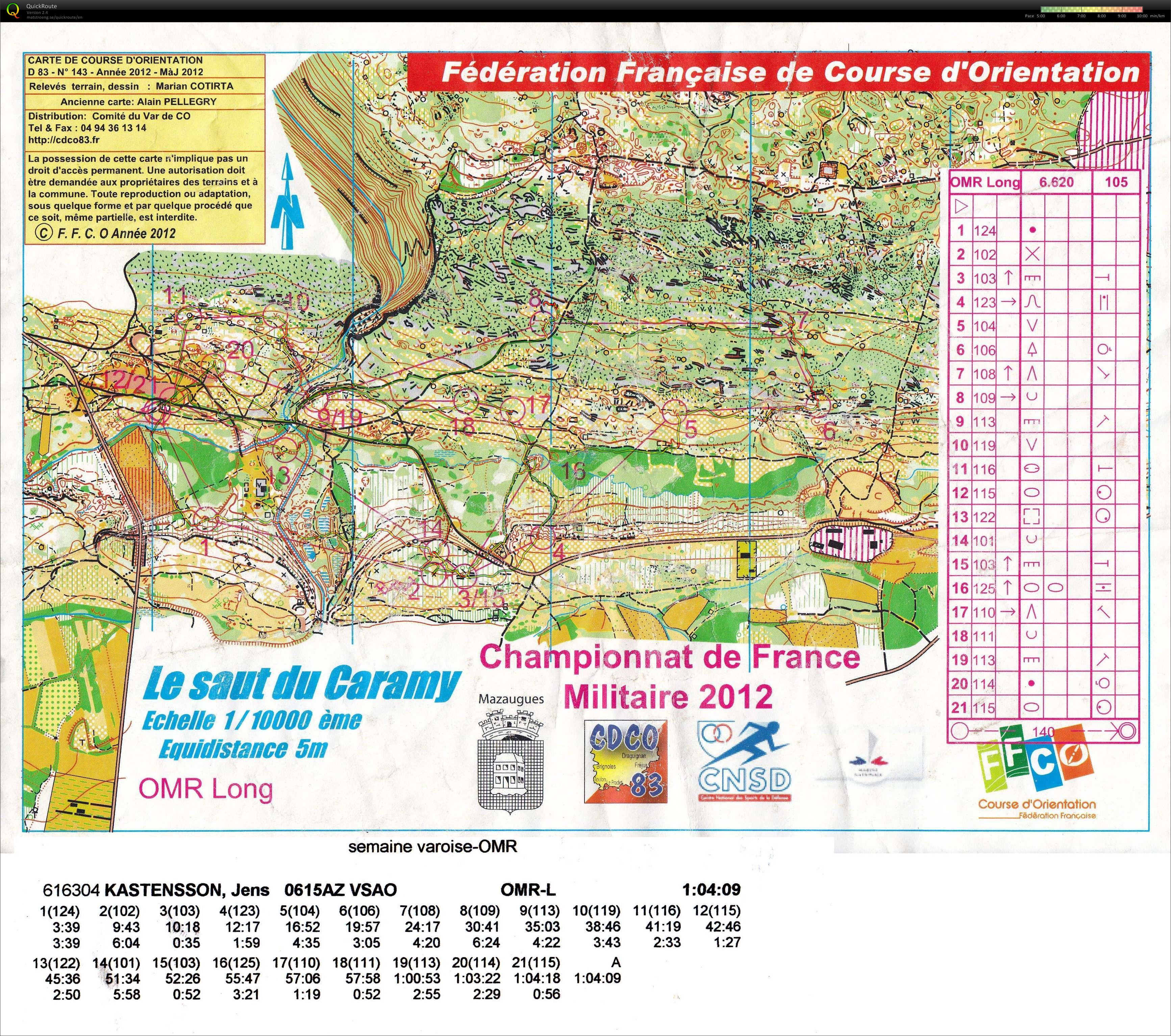 Open race after French Military relay champs (10.05.2012)