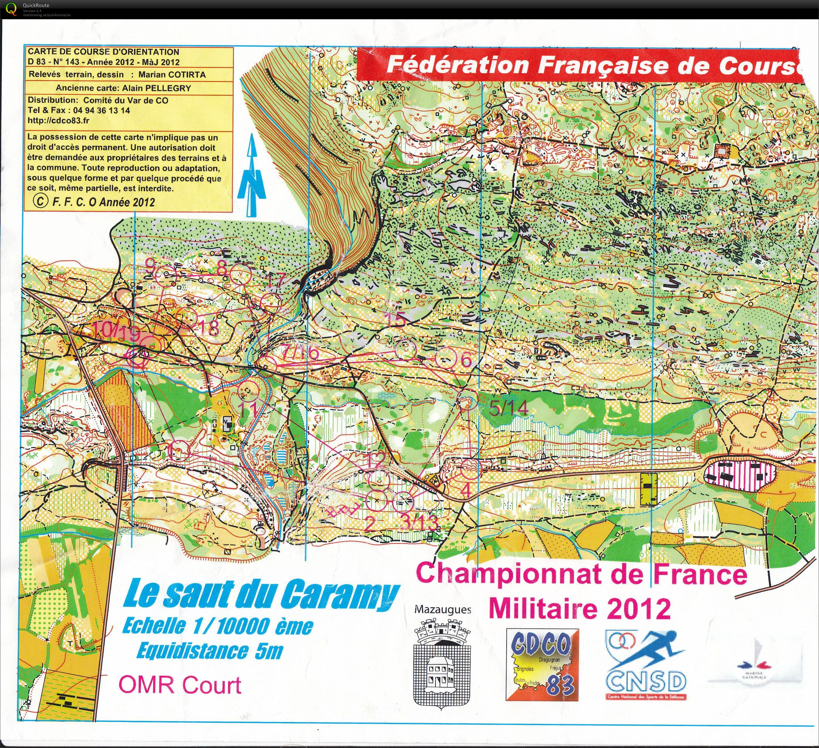 Championat de France Militaire 2012 (10-05-2012)