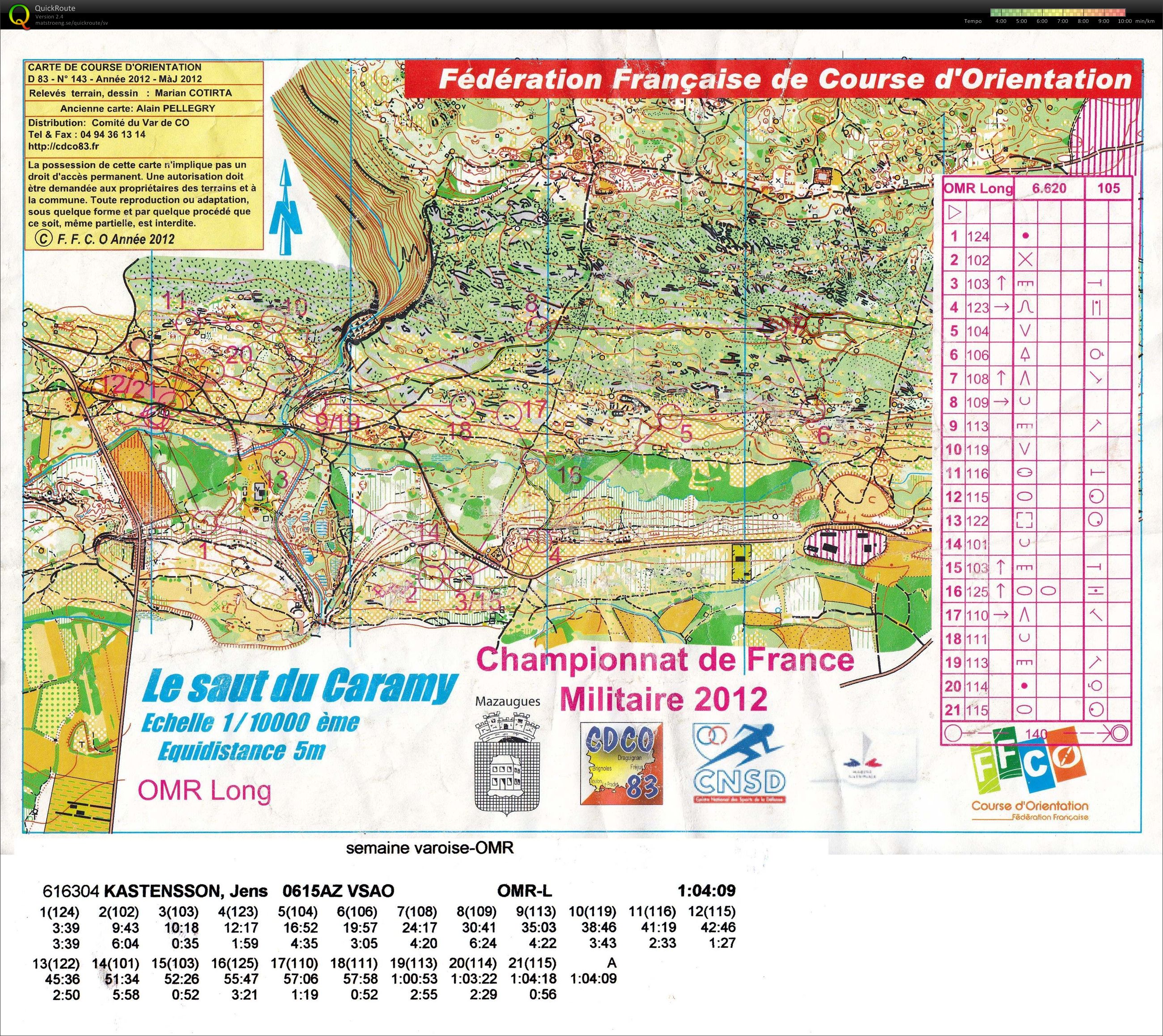 Open race after French Military relay Champ (2012-05-10)
