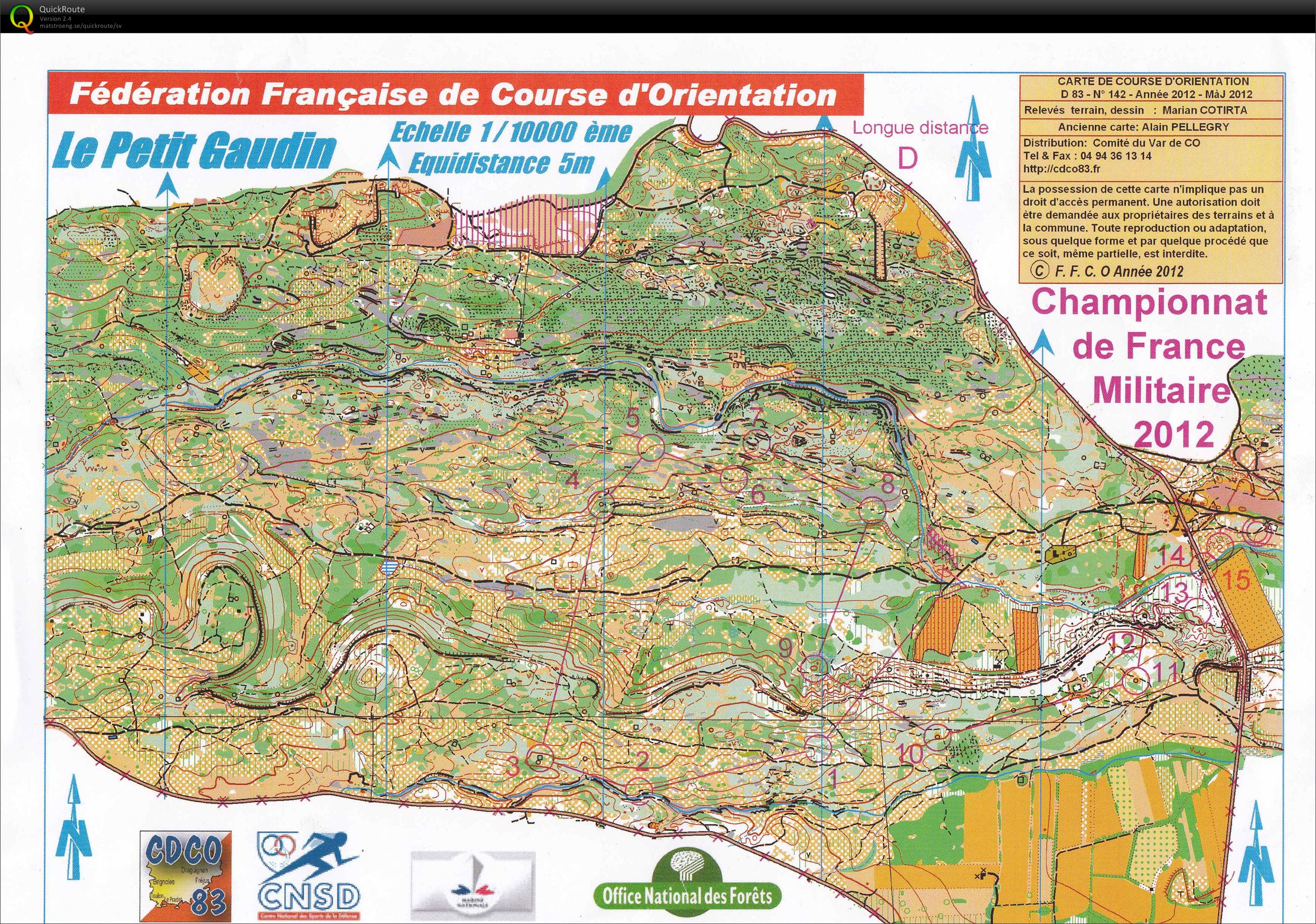 Open race after French Military long dist champ H60 (11/05/2012)