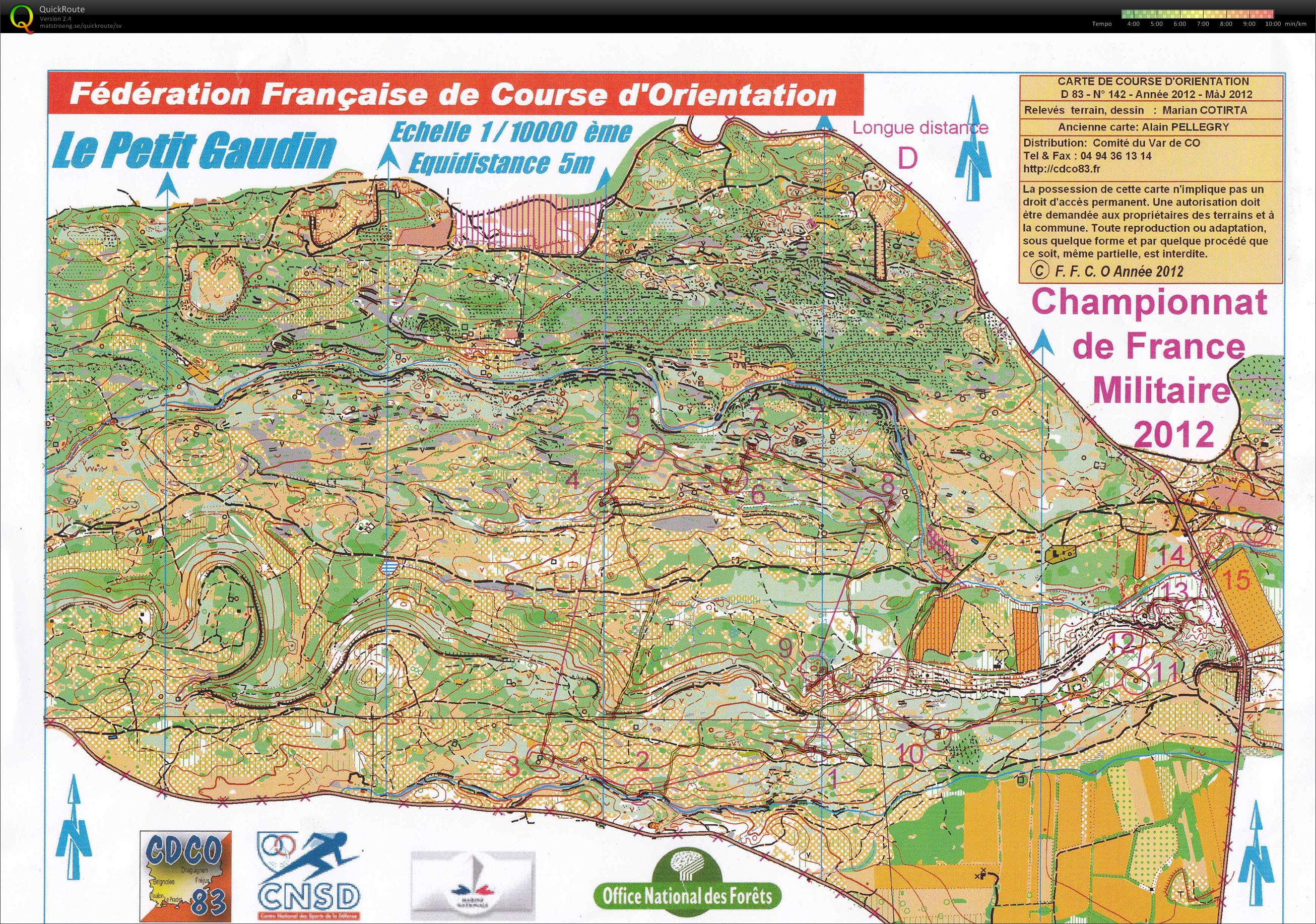 Open race after French Military long dist champ H60 (2012-05-11)