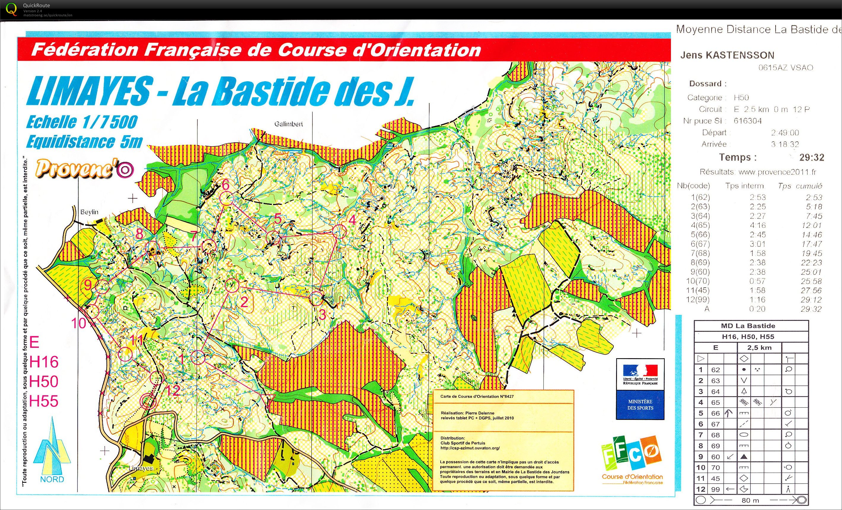 Nationale south-east Day 1 - Middle - H50 (19.05.2012)