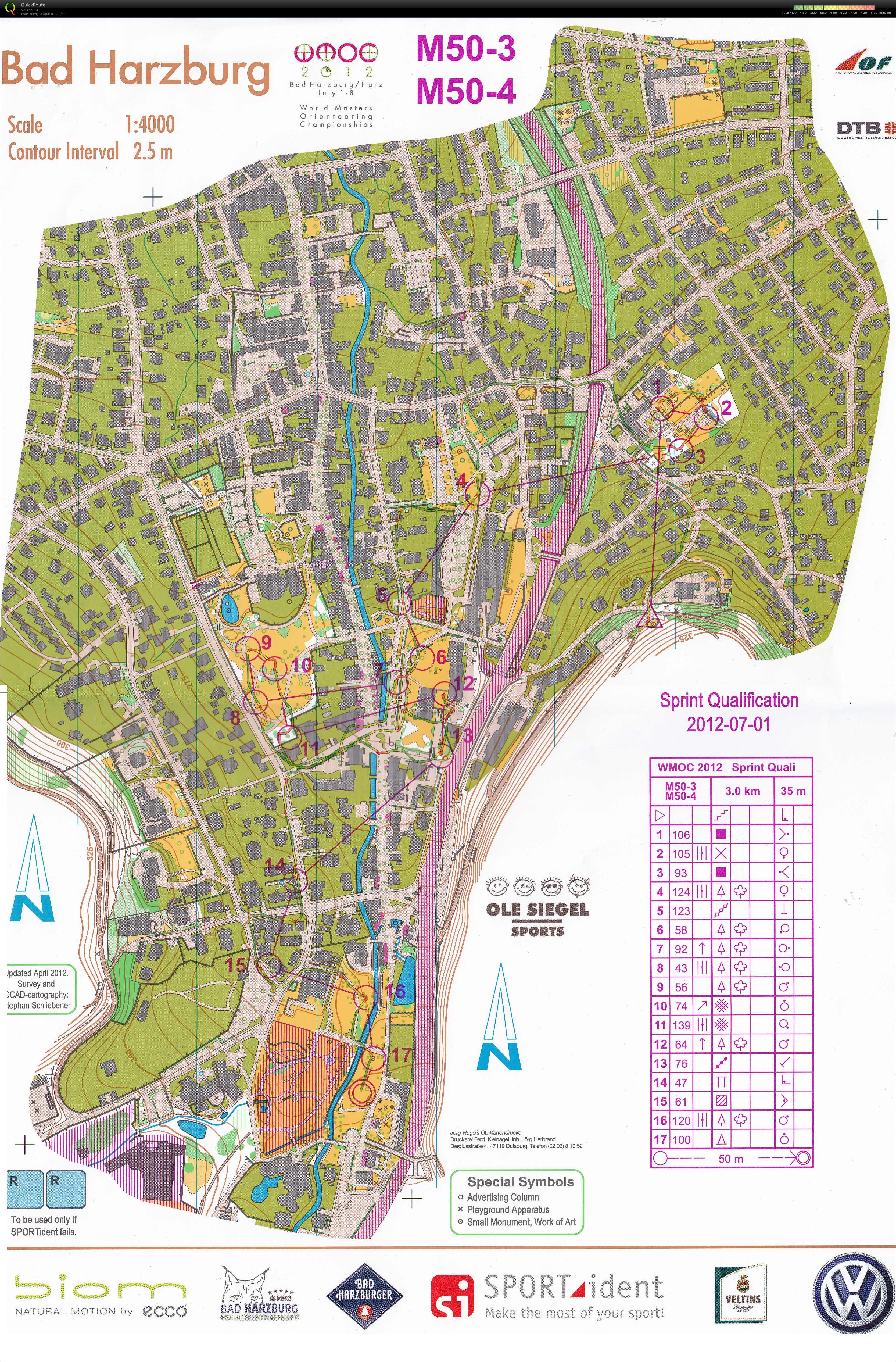 WMOC Sprint qual M50-3 (01.07.2012)