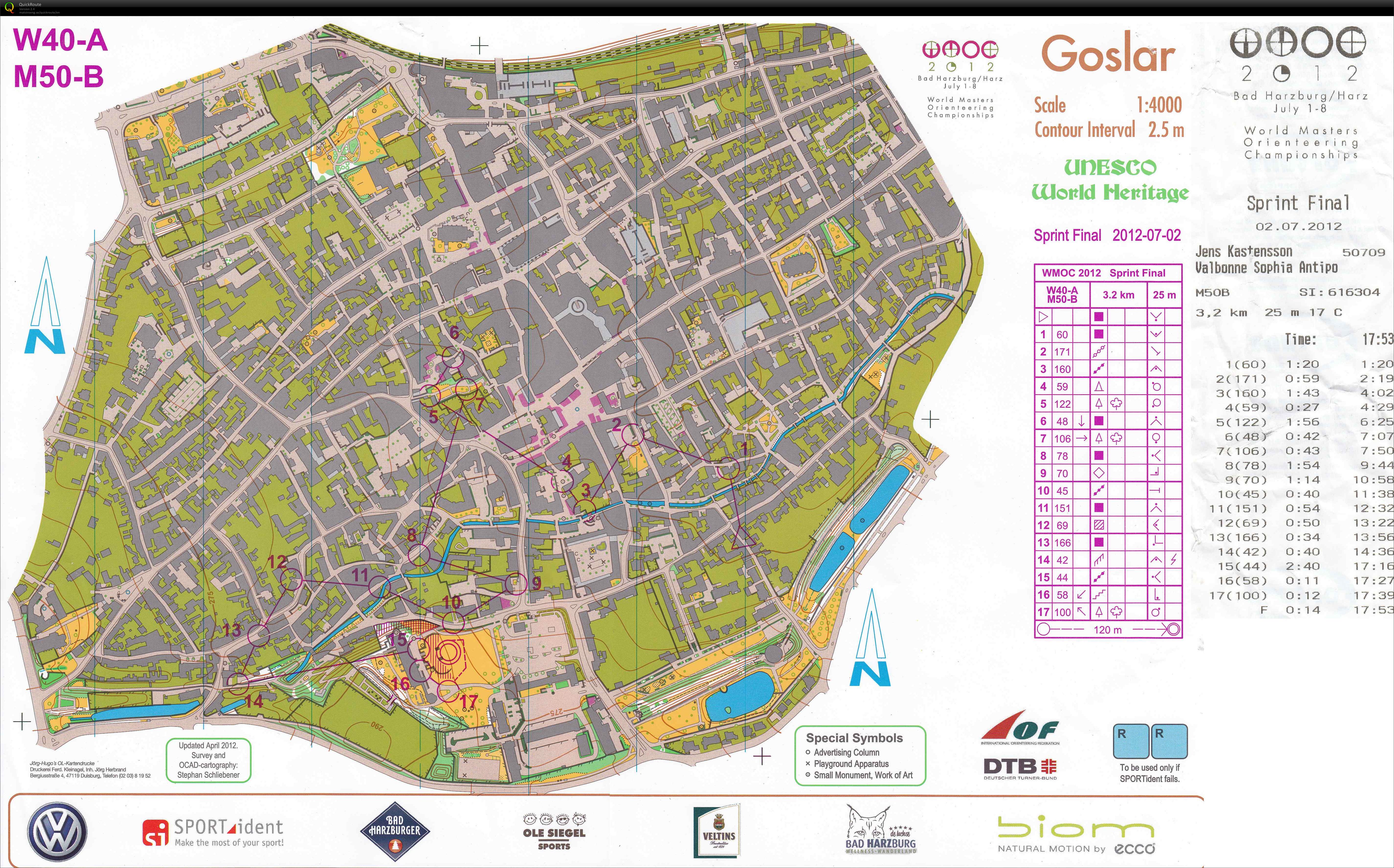 WMOC Sprint final M50B (2012-07-02)