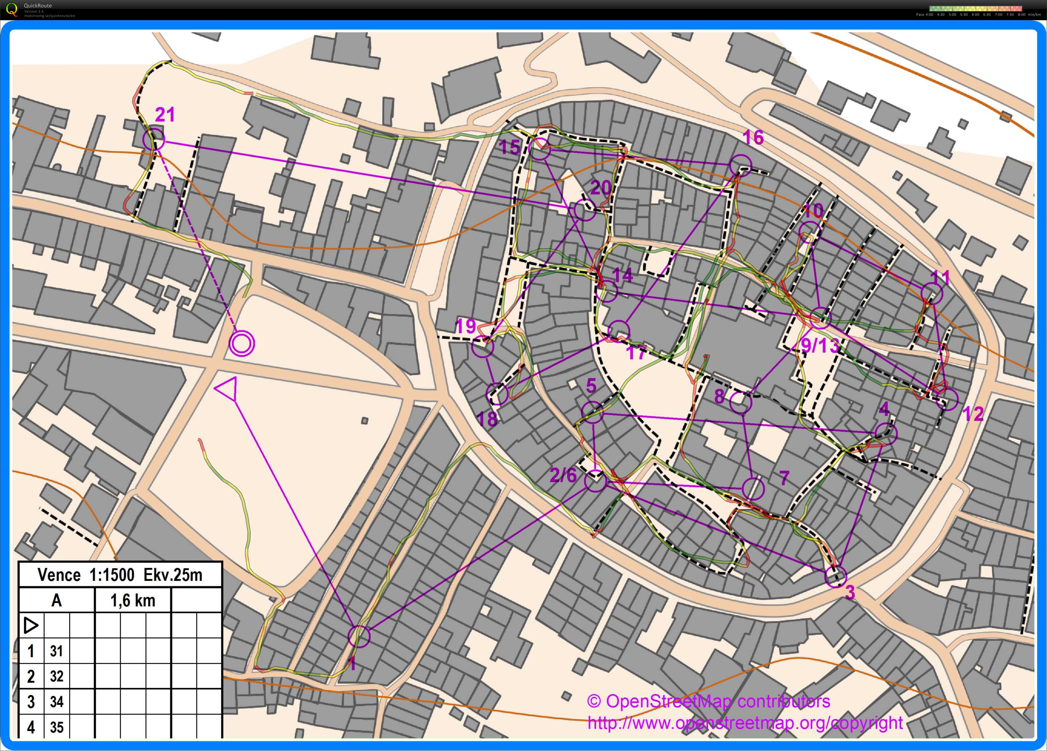 Vence city sprint  (20-09-2012)