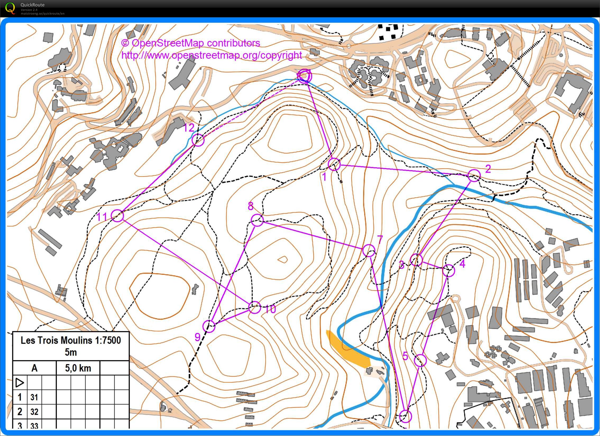 Trois Moulins trail running (21.09.2012)