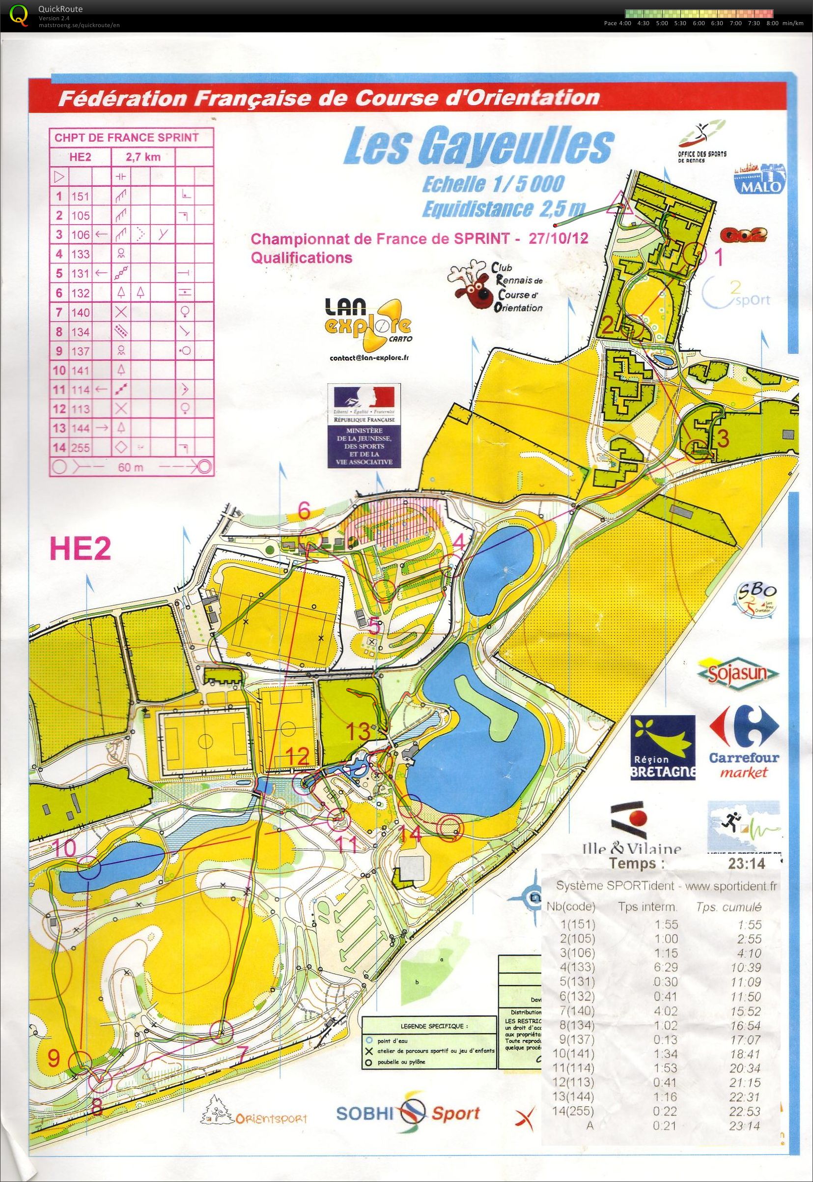 CF sprint qual (27-10-2012)