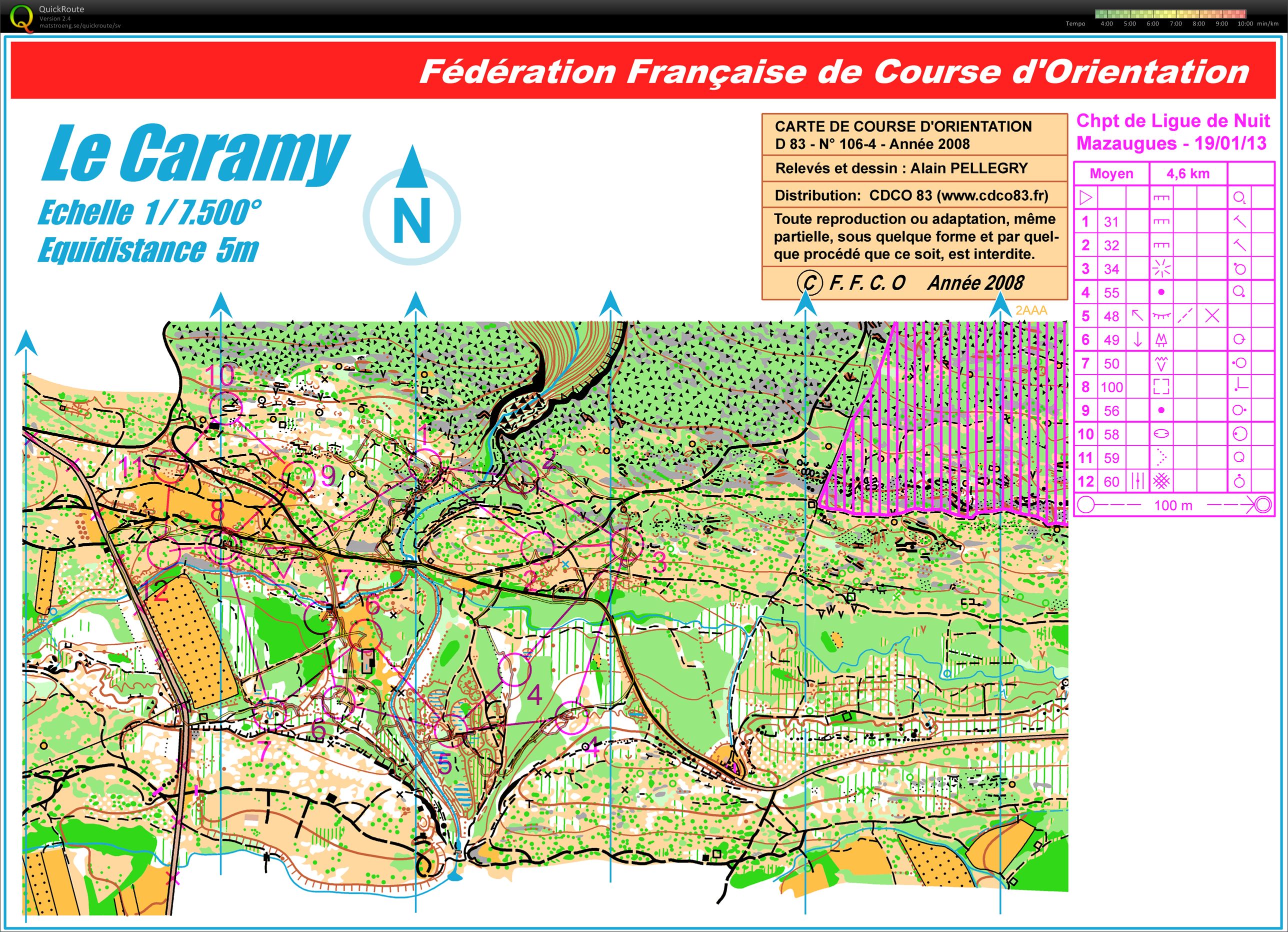 Chpt de Ligue de Nuit (19/01/2013)