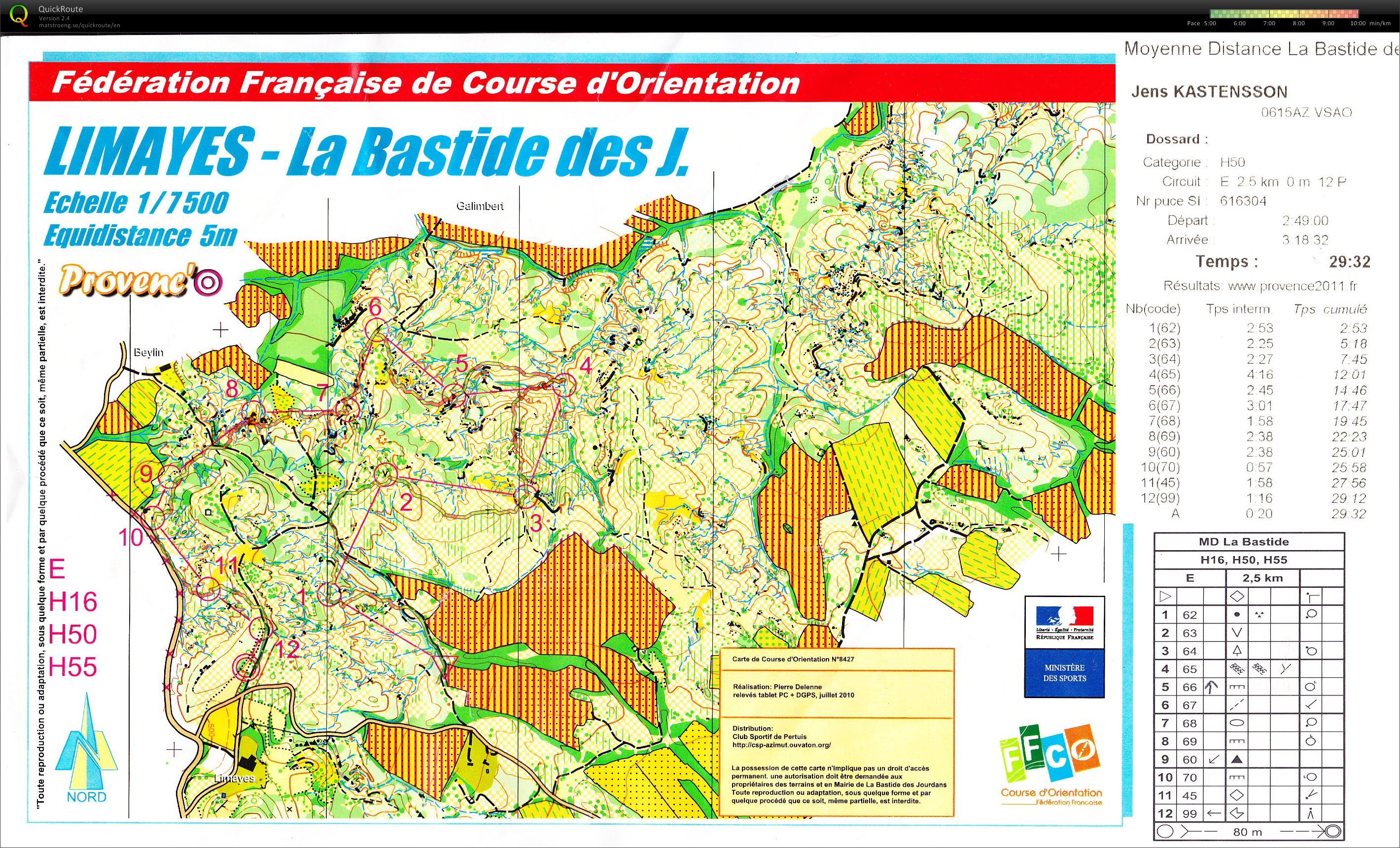 Nationale south-east Day 1 - Middle - H50 (19.05.2012)